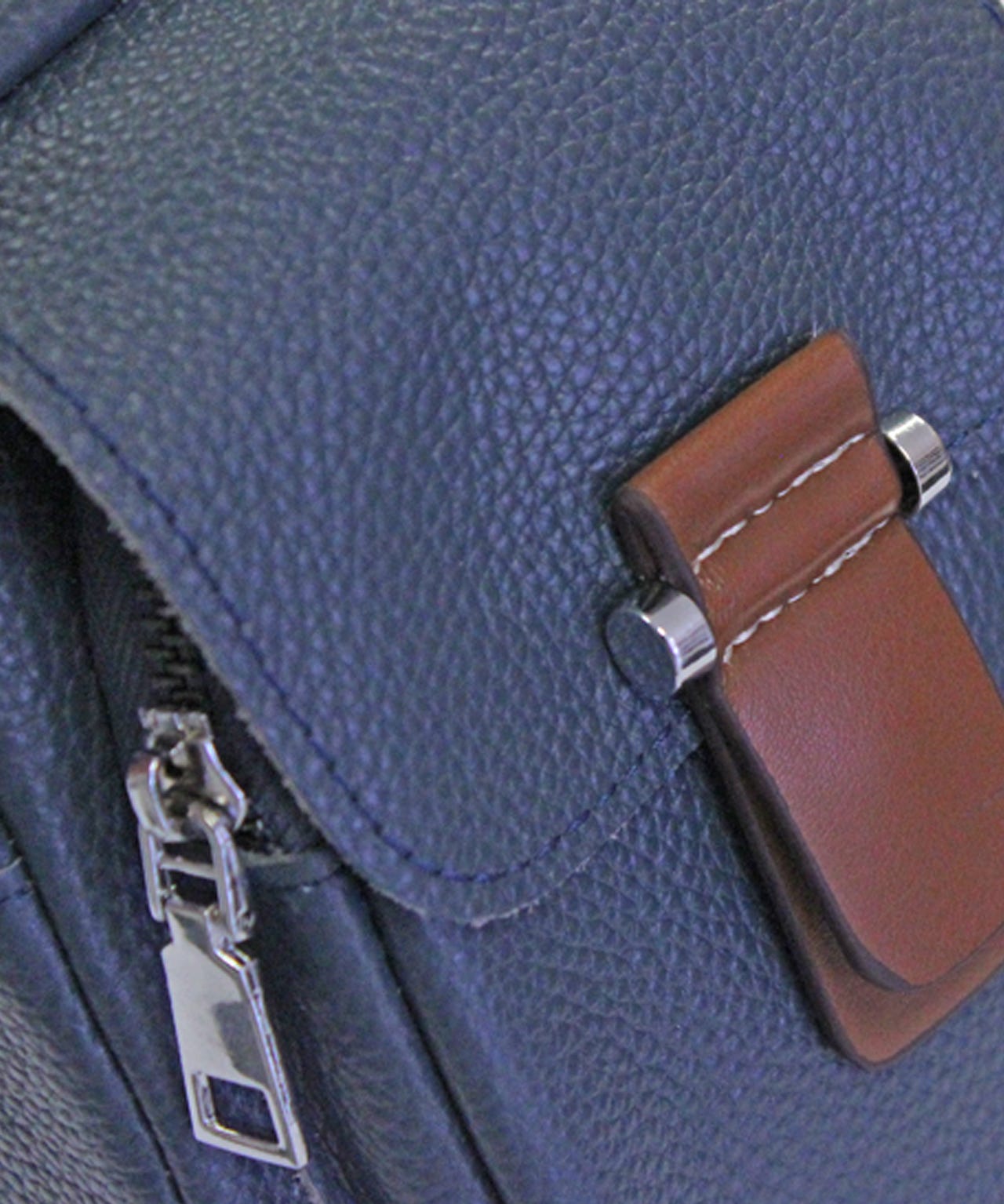 Envy Leather Twin Zip Crossbody Bag