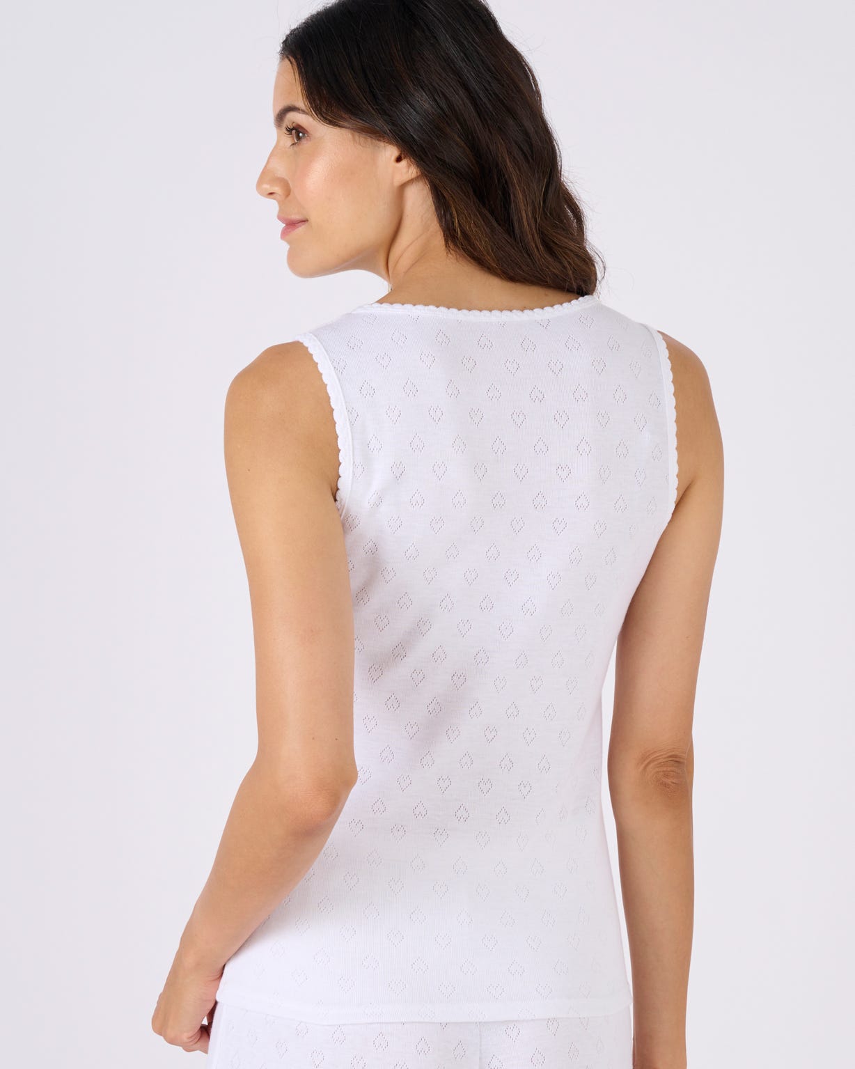 Thermolactyl Pointelle Sleeveless Vest 