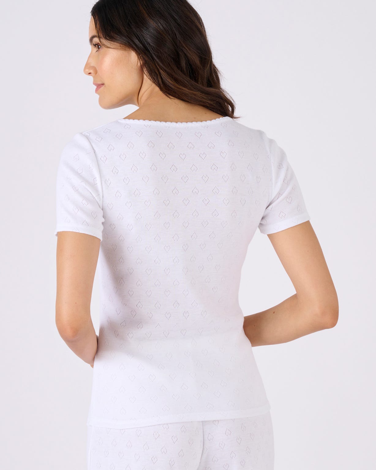 Thermolactyl Short Sleeve Pointelle T-shirt 