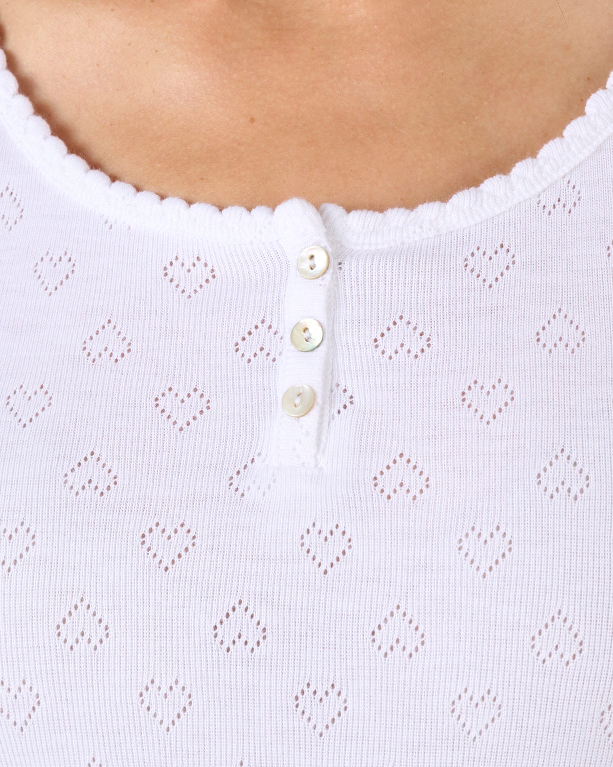 Thermolactyl Short Sleeve Pointelle T-shirt 