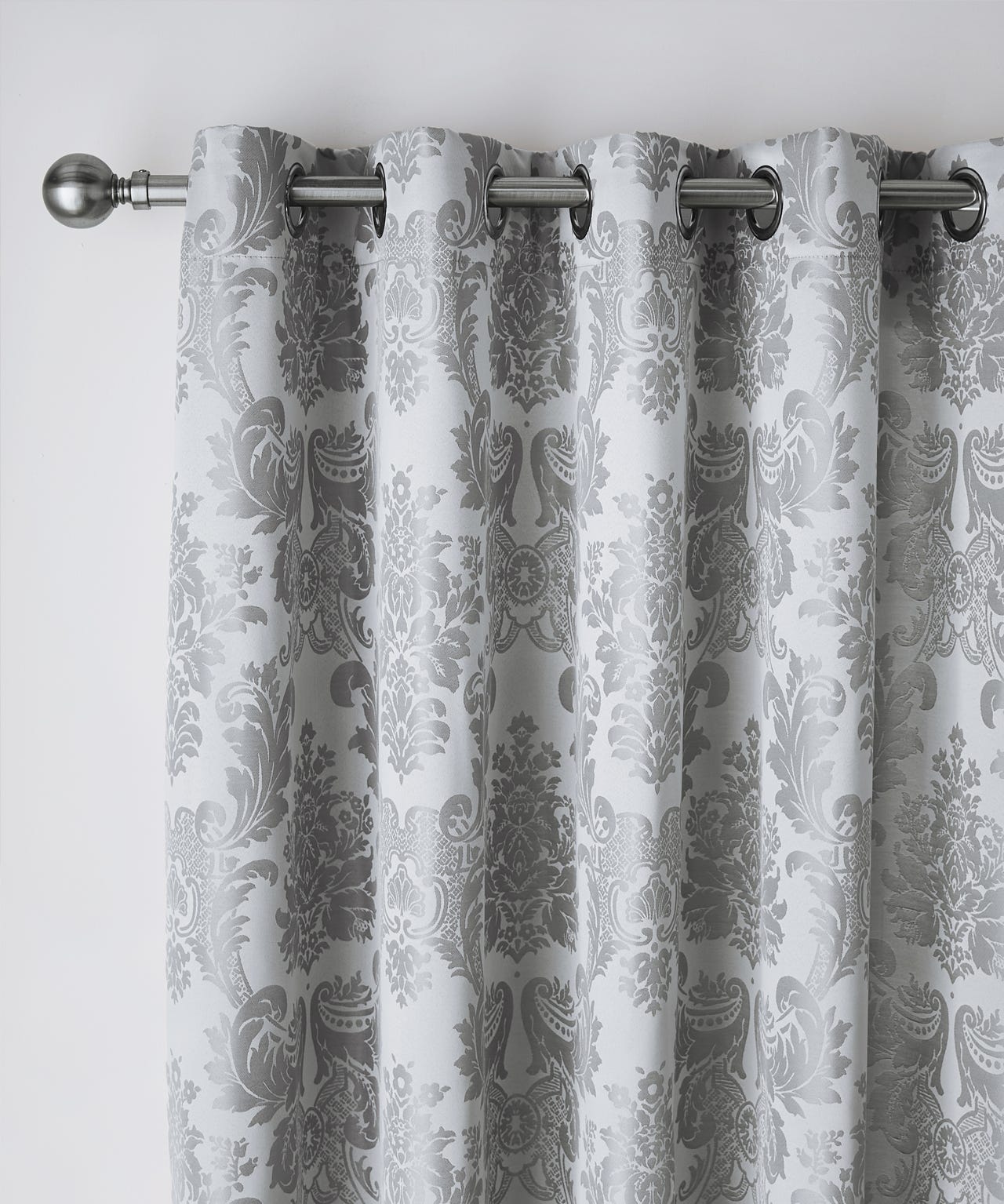 Catherine Lansfield Signature Collection Art Deco Pearl Lined Curtains.