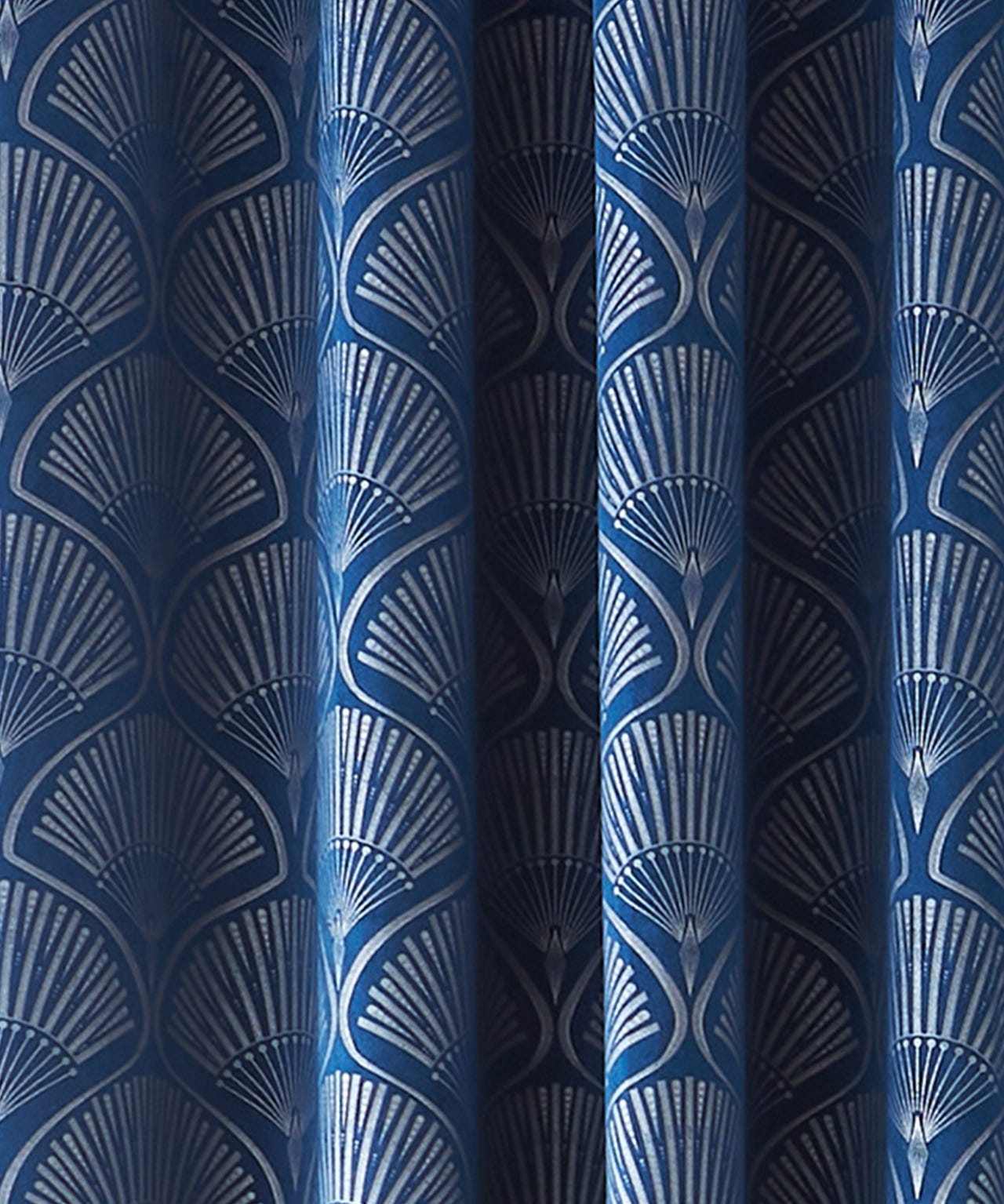 Catherine Lansfield Signature Collection Damask Jacquard Eyelet Curtains