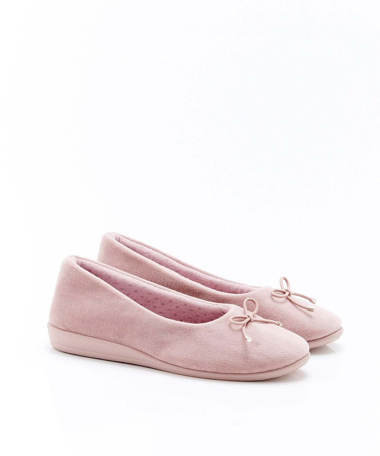 Velvet Ballerina Slippers 