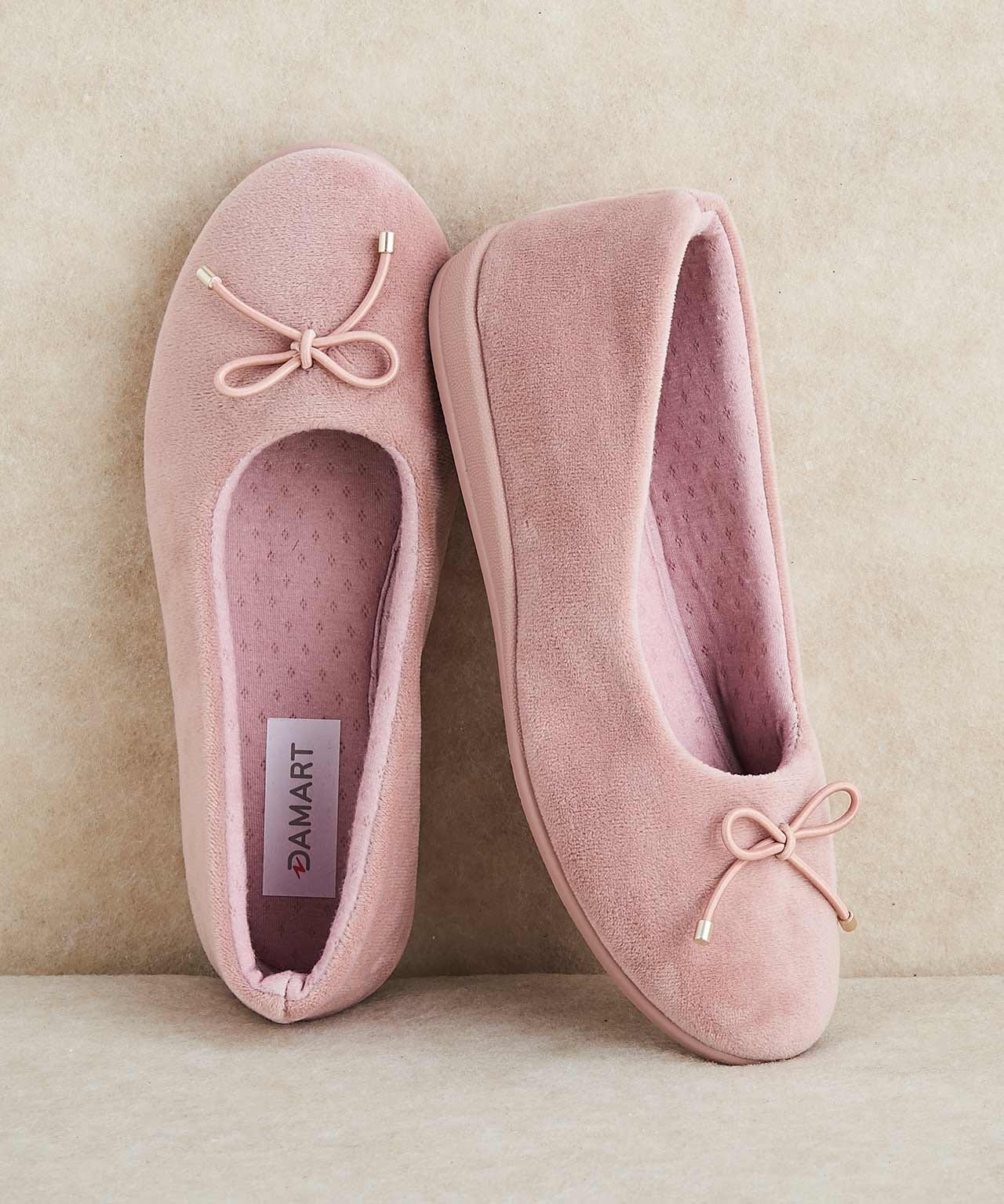 Velvet Ballerina Slippers 