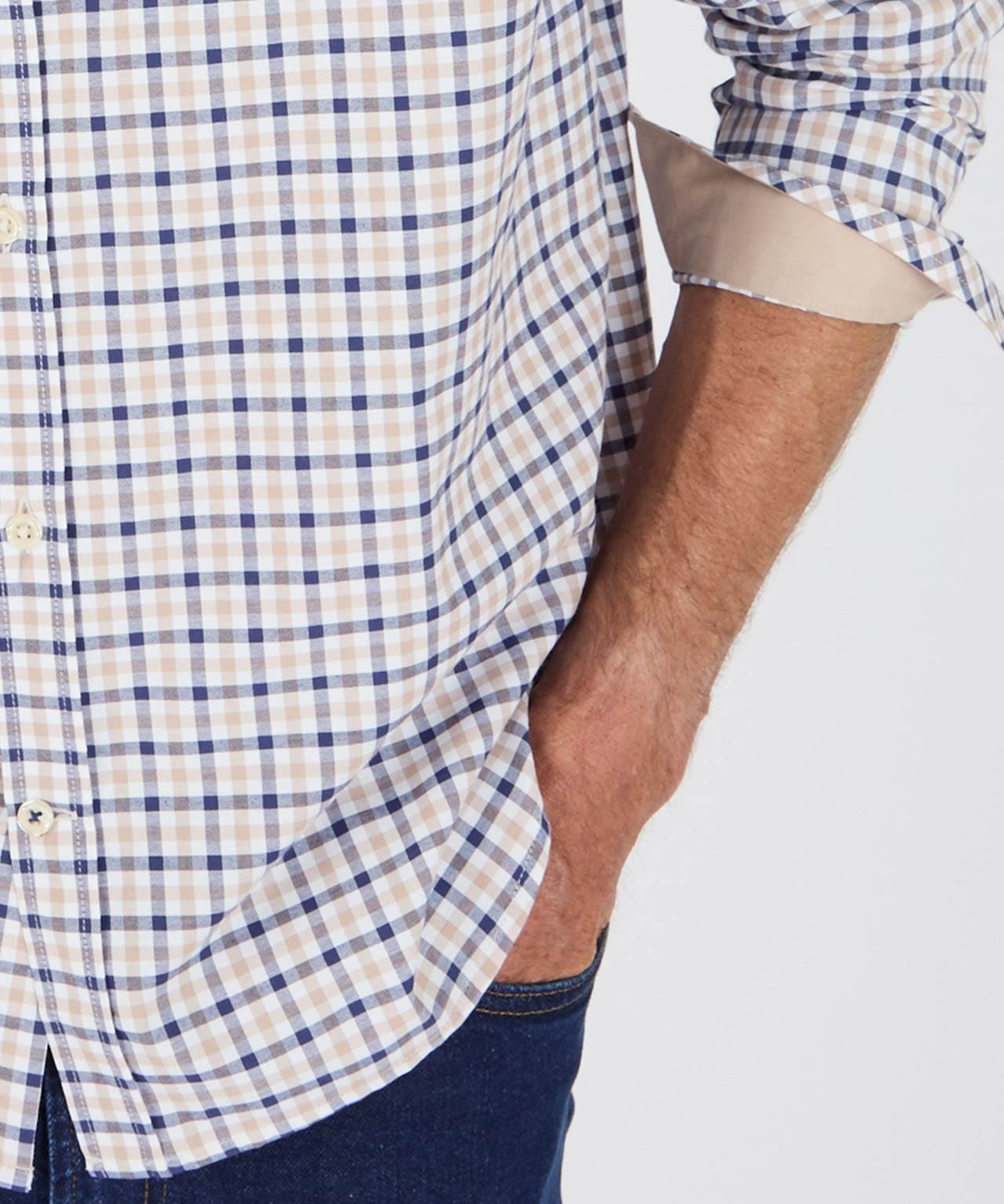 Cotton Rich Check Shirt 