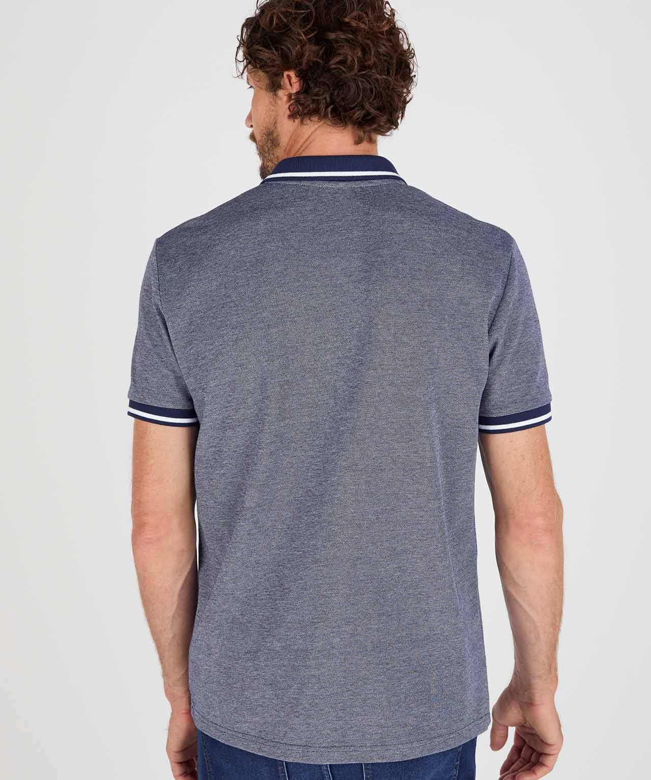 Contrast Trim Polo T-shirt
