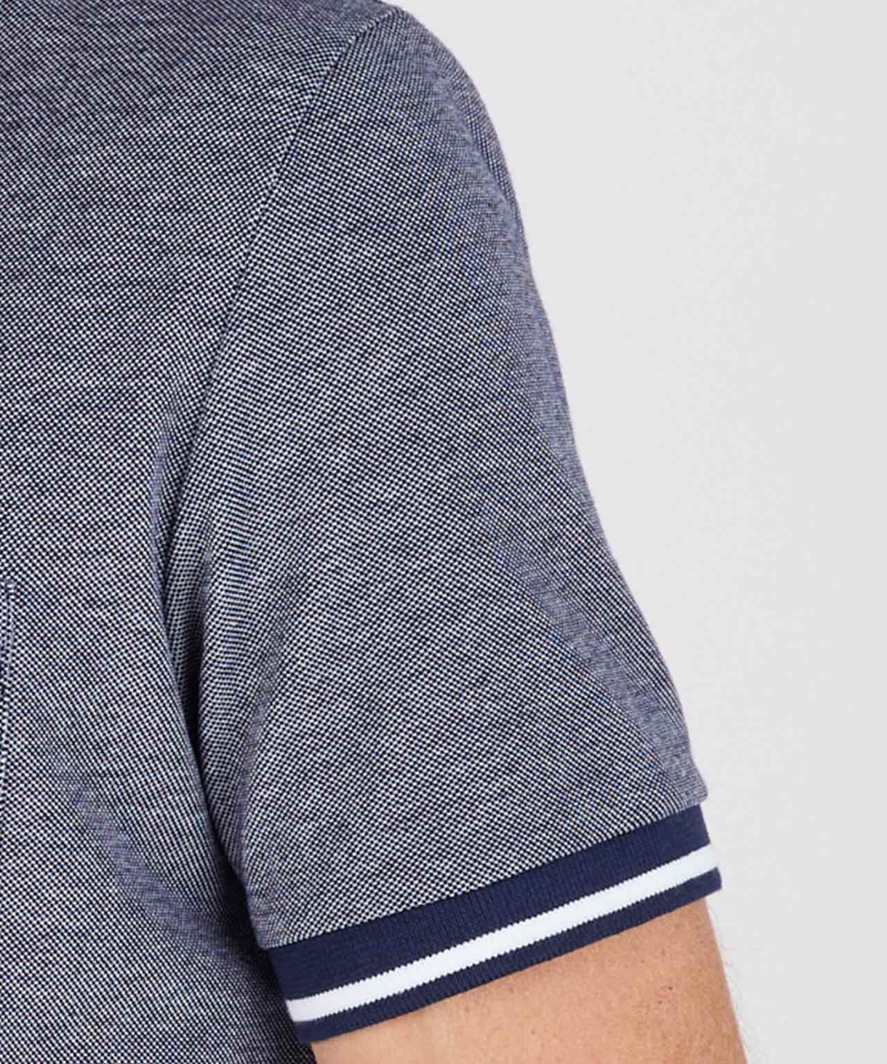Contrast Trim Polo T-shirt