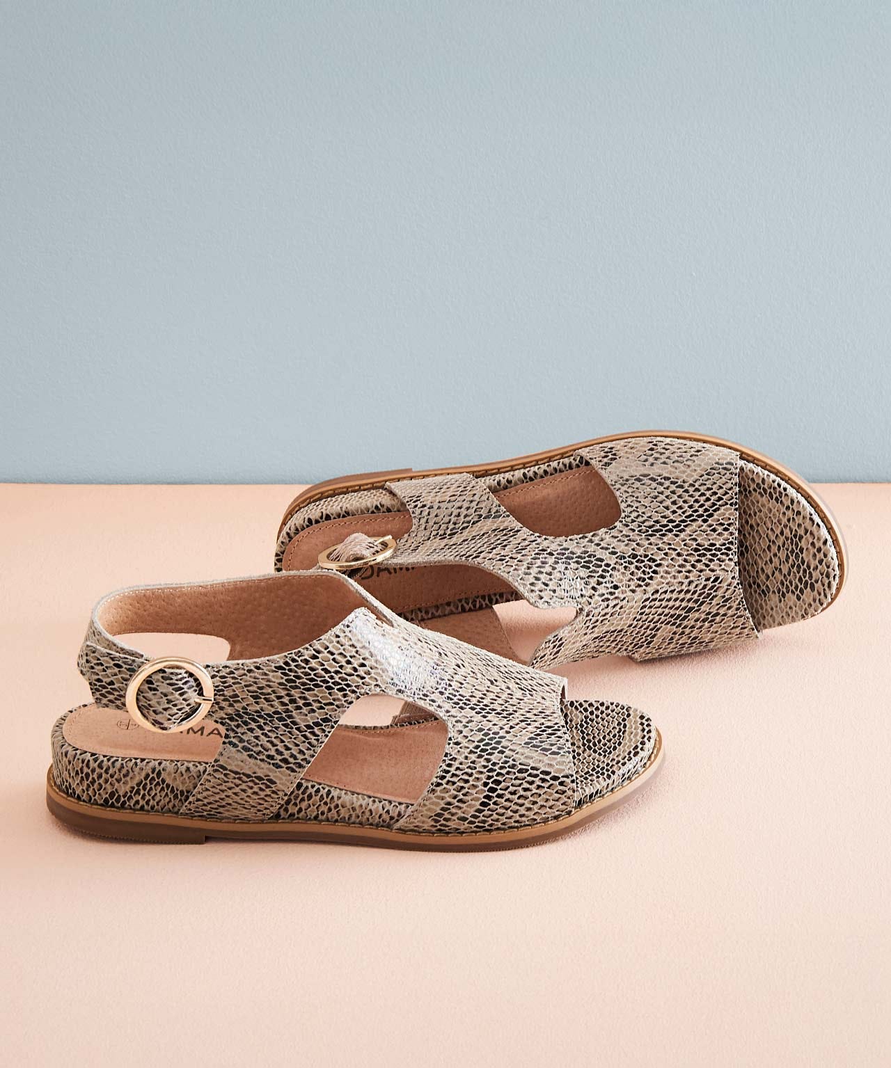 Buckle Trim Sandal 