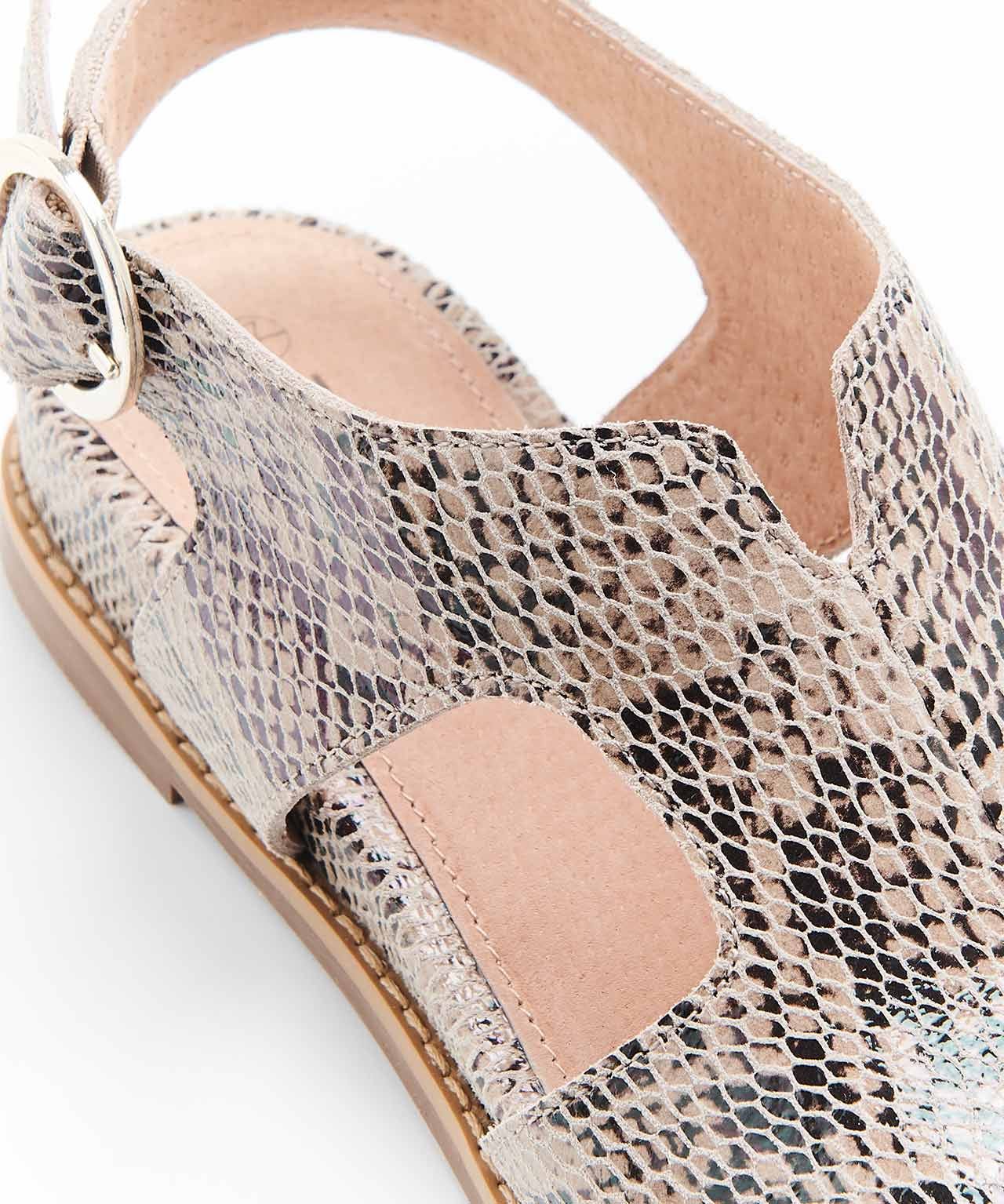 Buckle Trim Sandal 