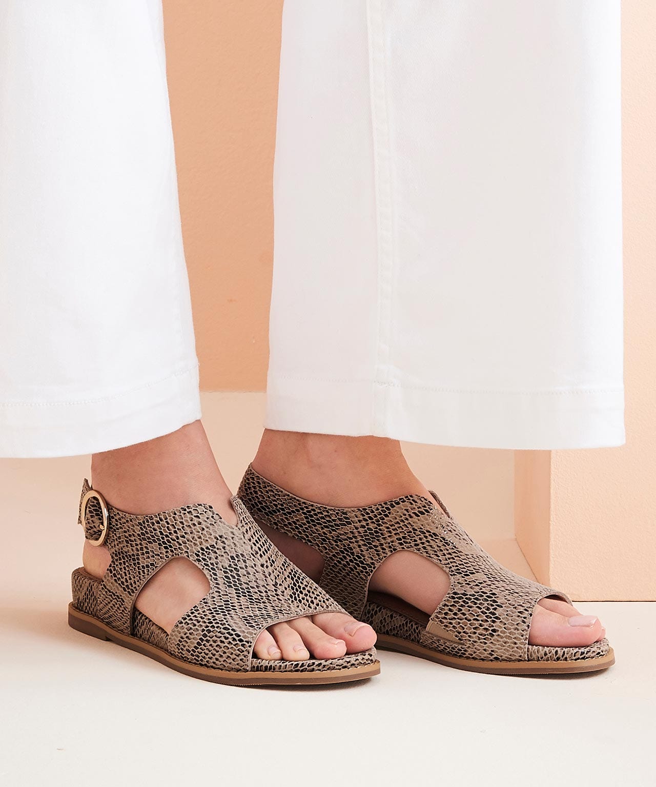 Buckle Trim Sandal 