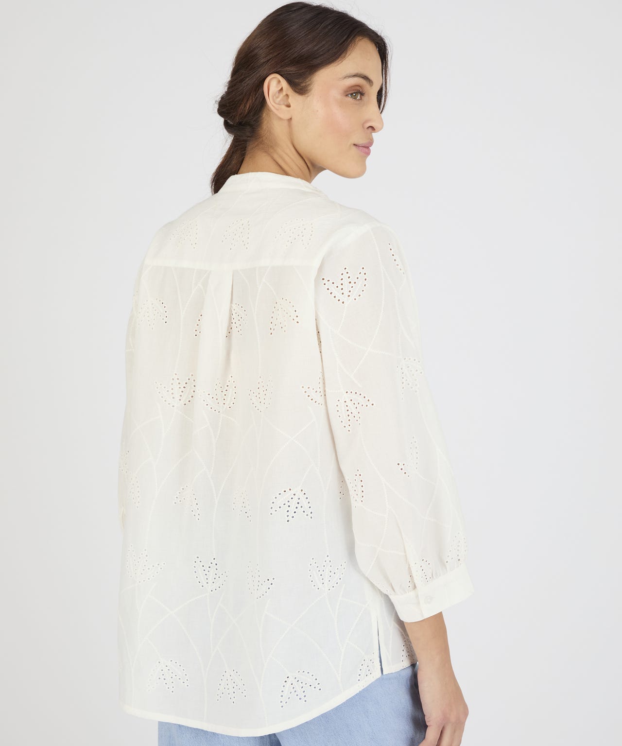 Embroidered Organic Cotton Blouse 
