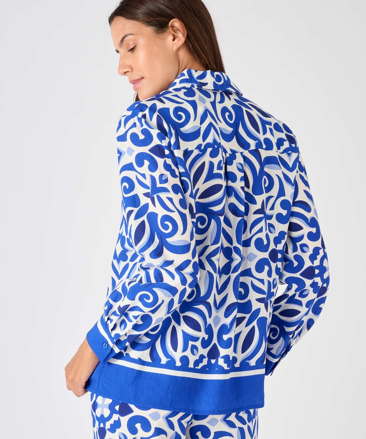 Border Print Shirt 
