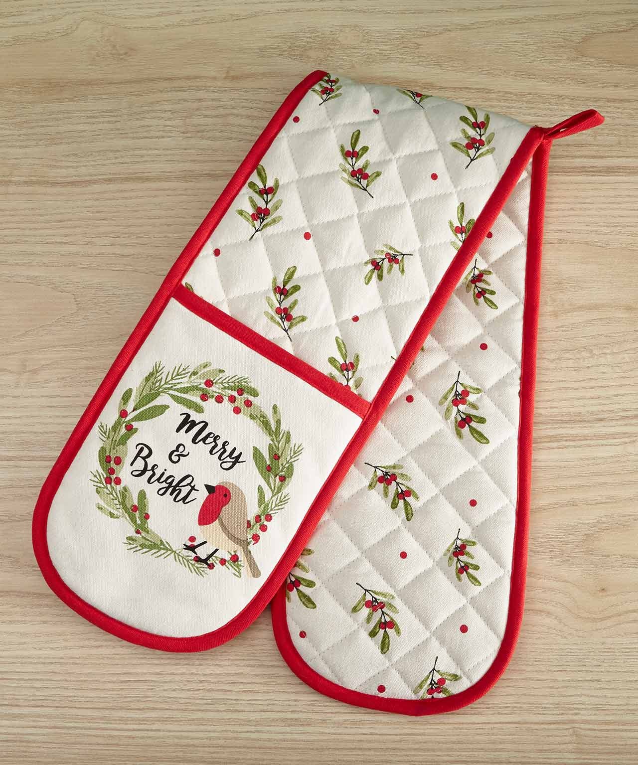 Robins Oven Gloves & Tea Towel Set
