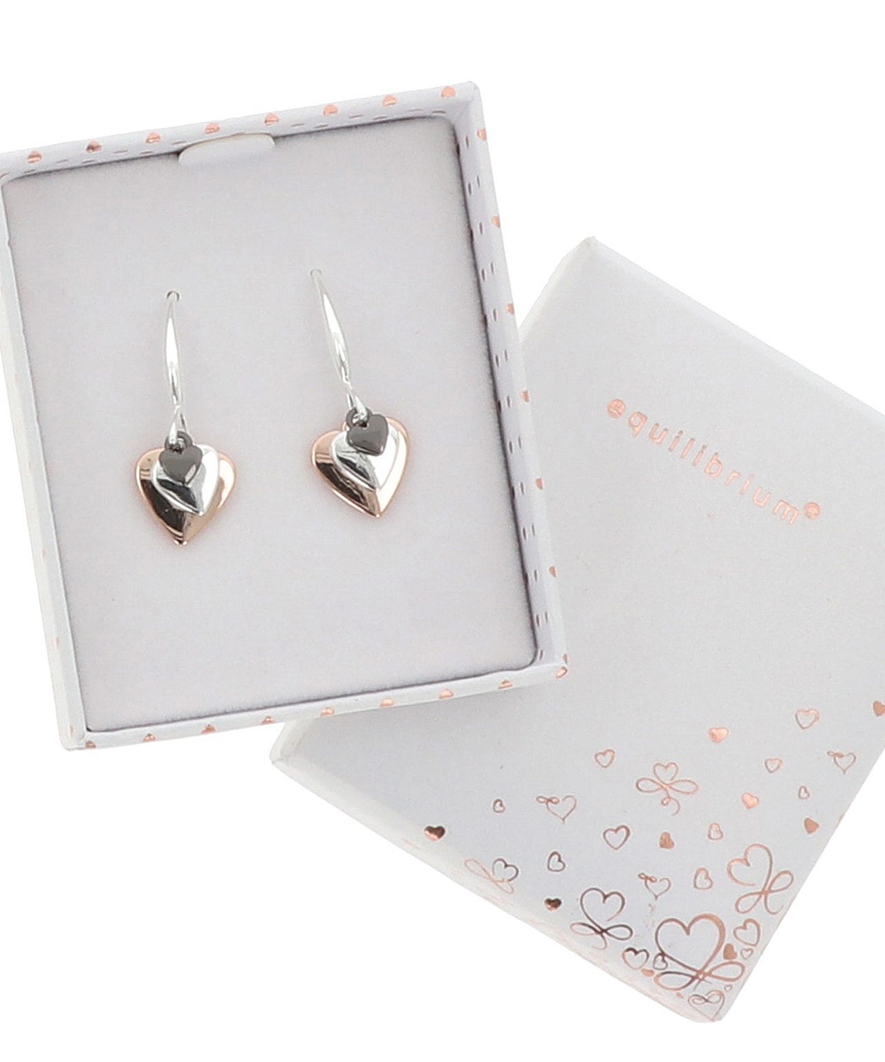 Three Hearts Earrings