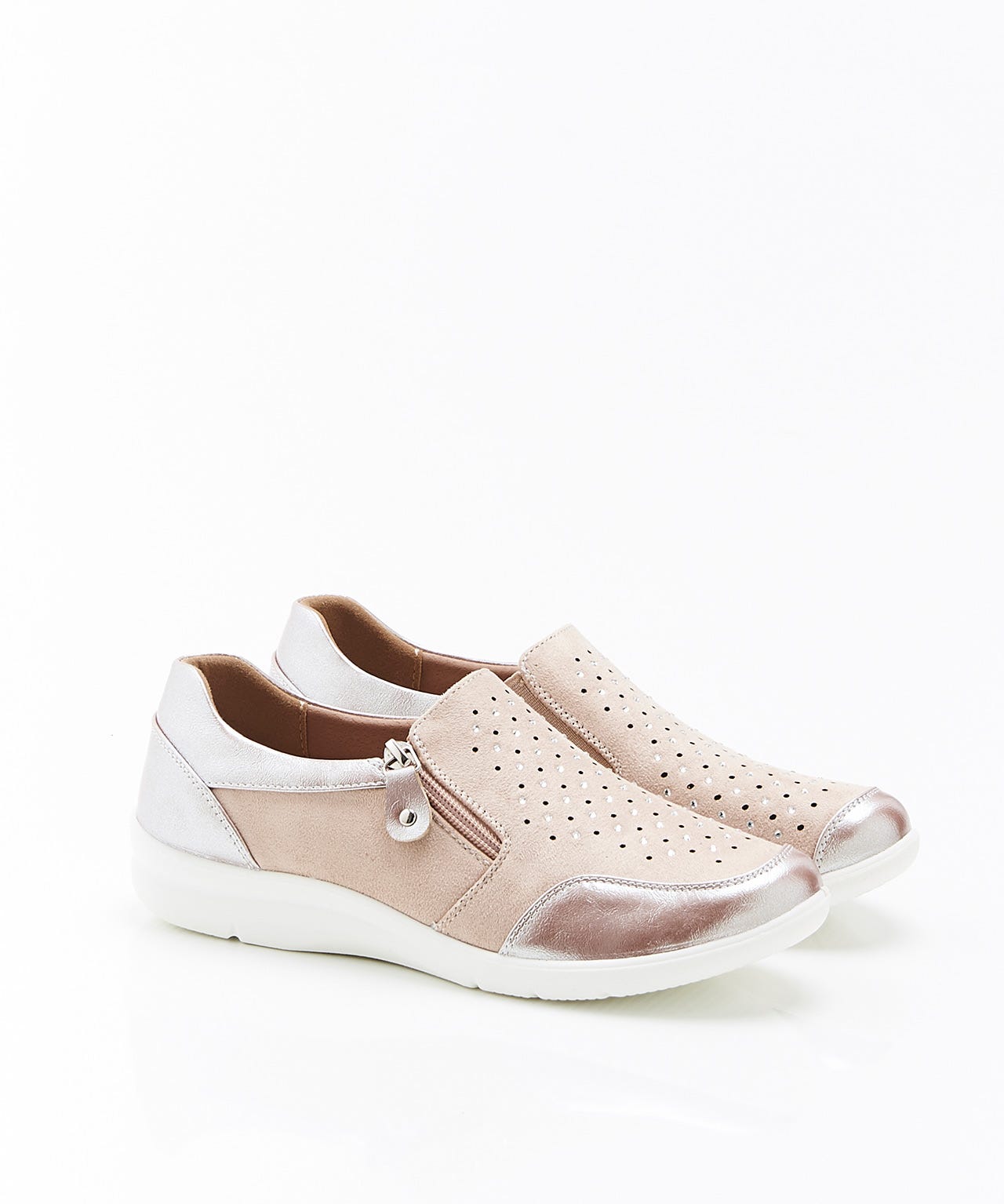 Cushion-walk Diamanté Casual Shoe 