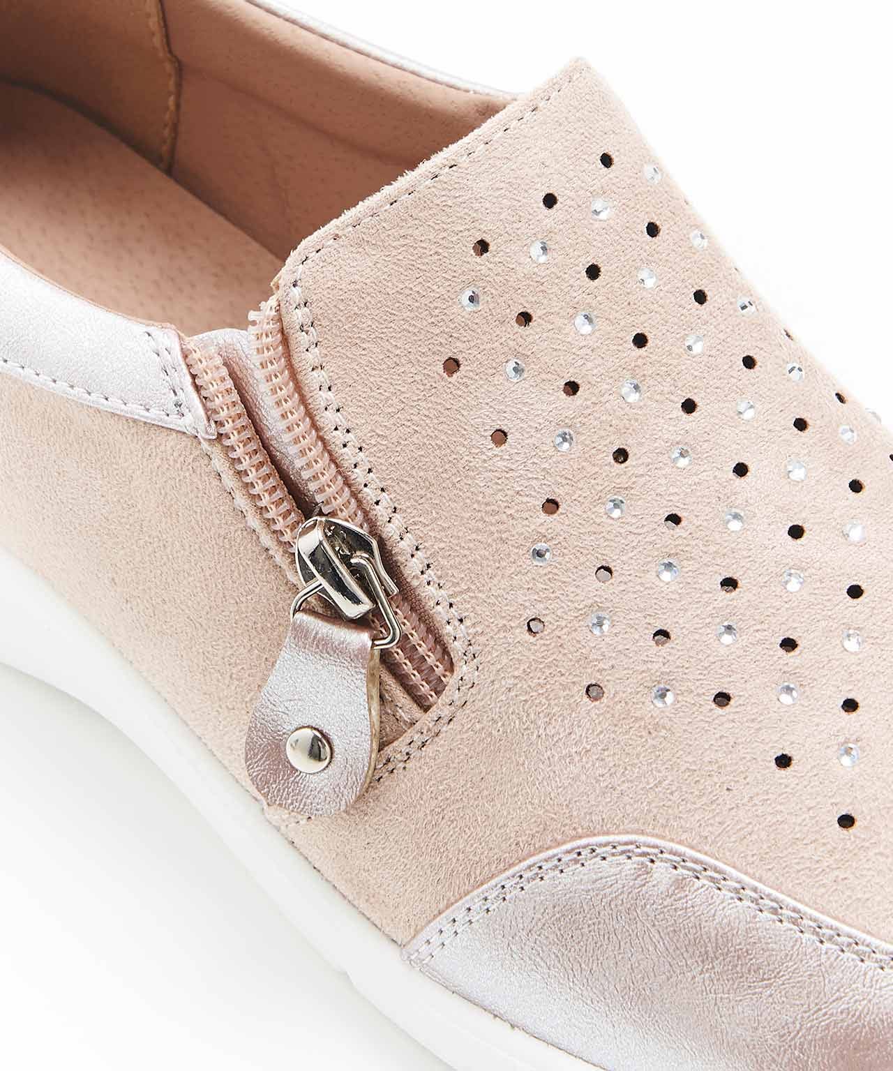 Cushion-walk Diamanté Casual Shoe 