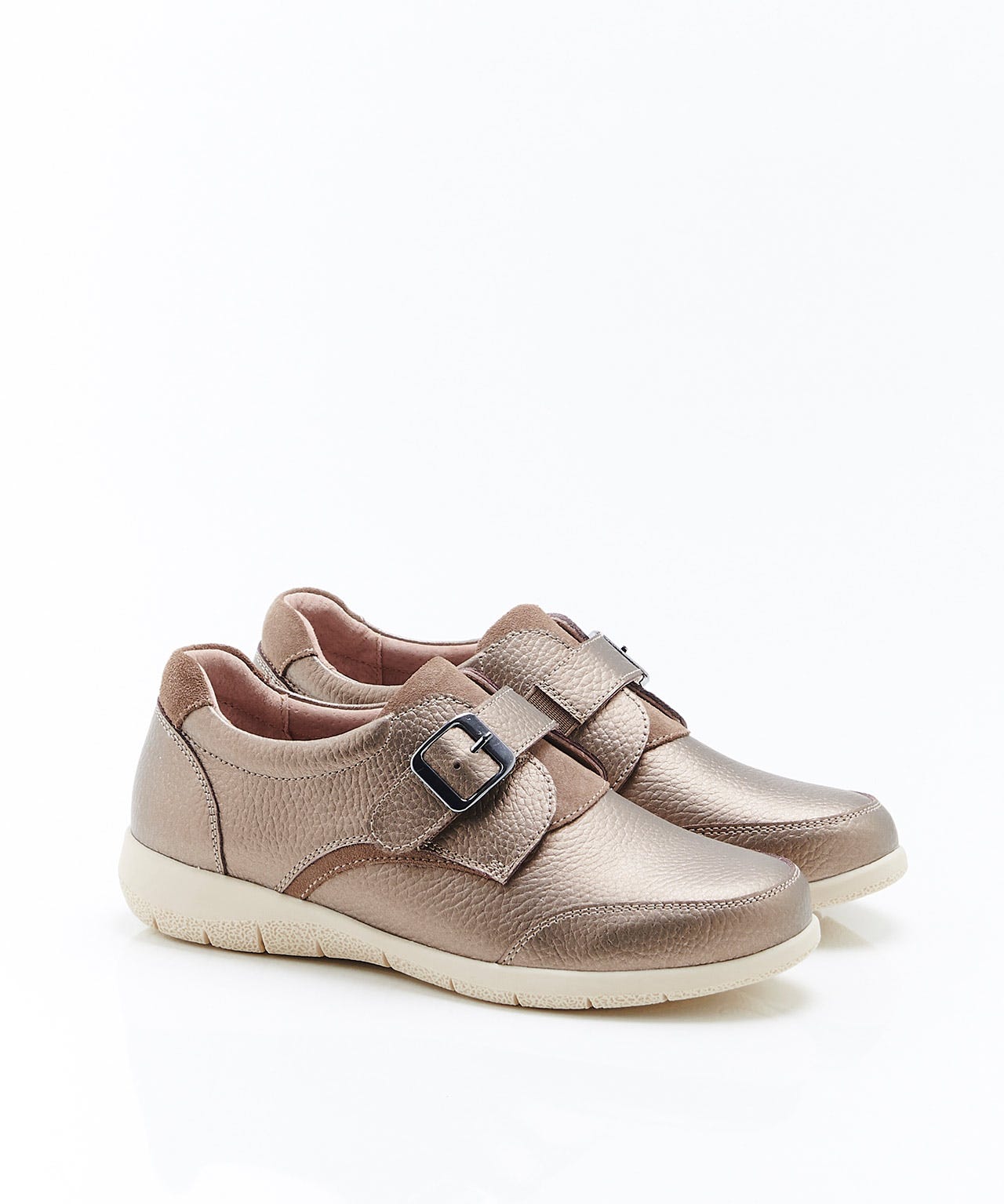 Amortyl Buckle Trim Touch Fastening Shoe 