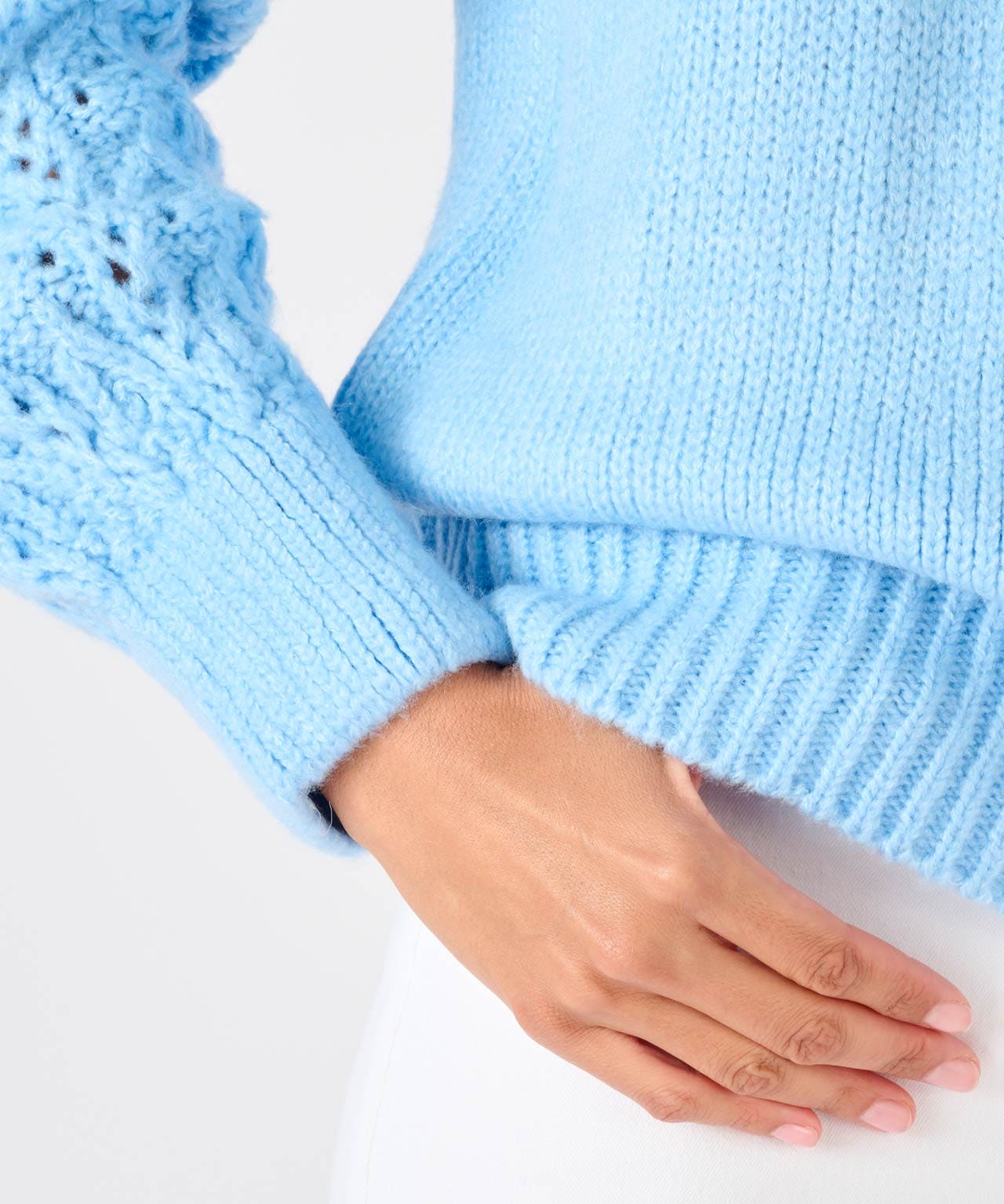 Fluffy Pointelle Jumper 
