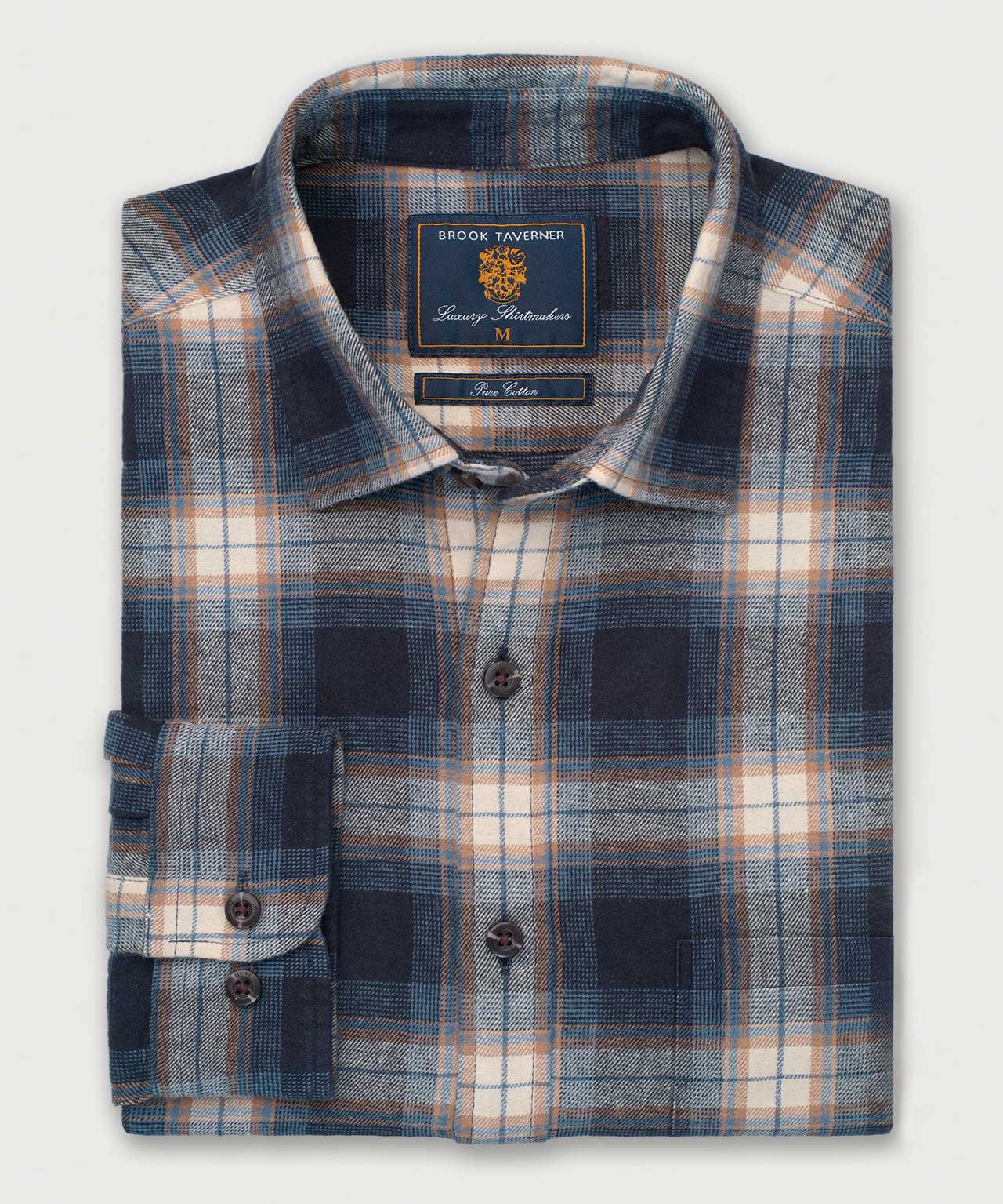 Brook Taverner Shaddow Check Long Sleeve Shirt