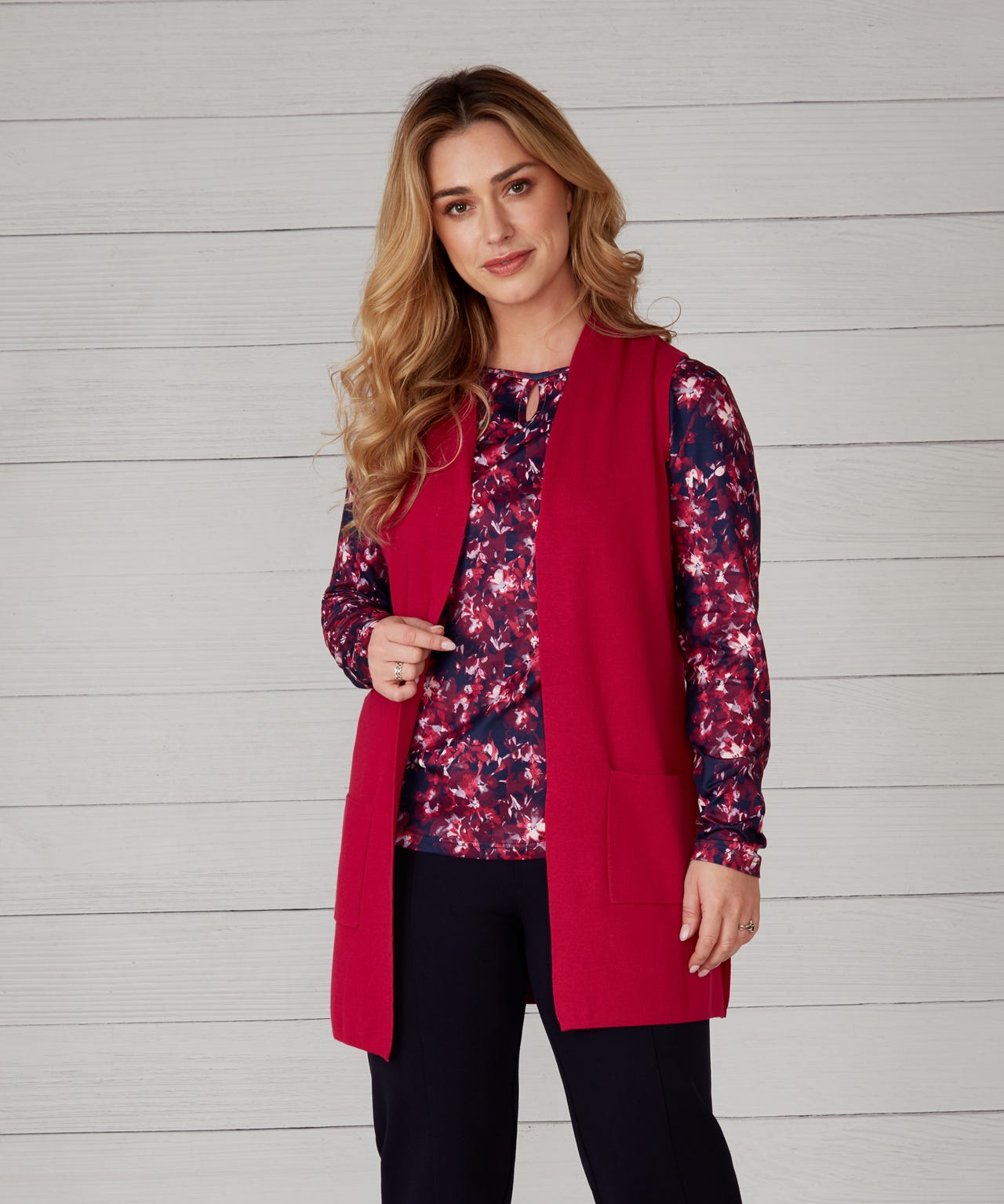 First Avenue Knitted Cardigan Waistcoat