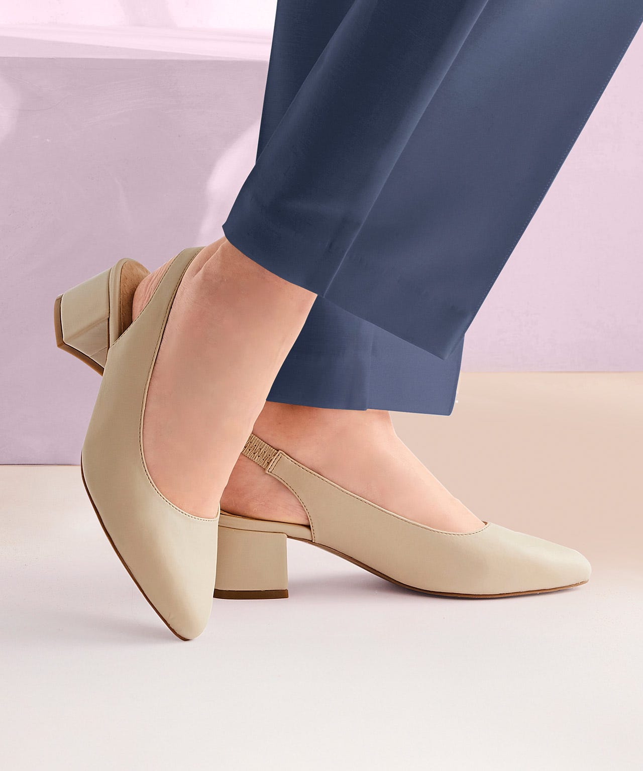 Slingback Court Shoe 