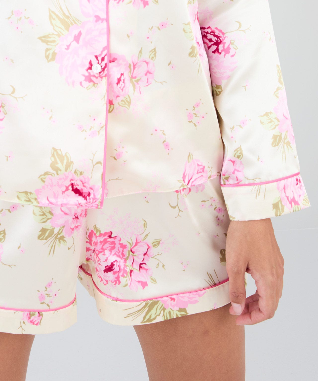 Satin Print Short Pyjamas 