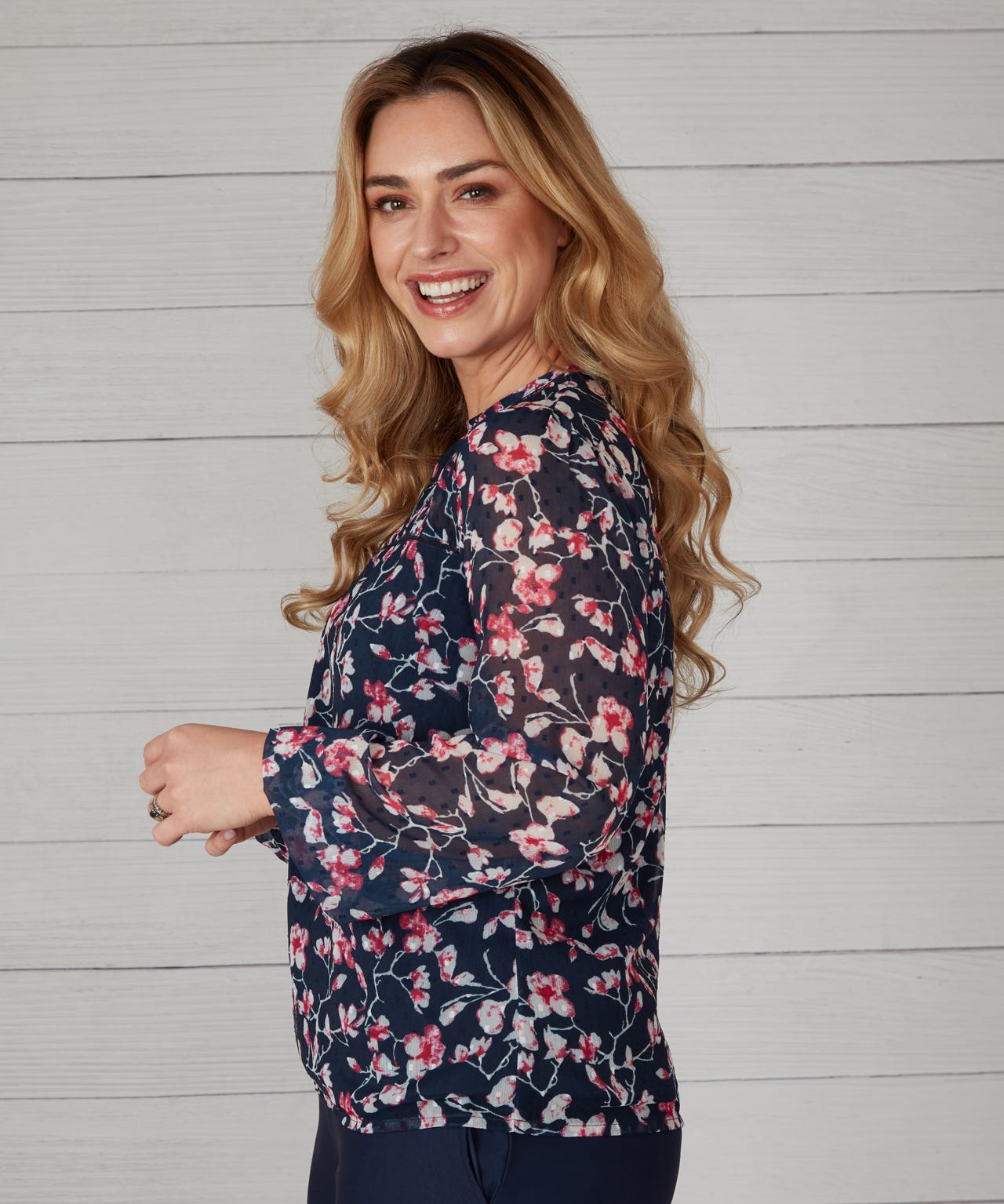 First Avenue Printed Blouse