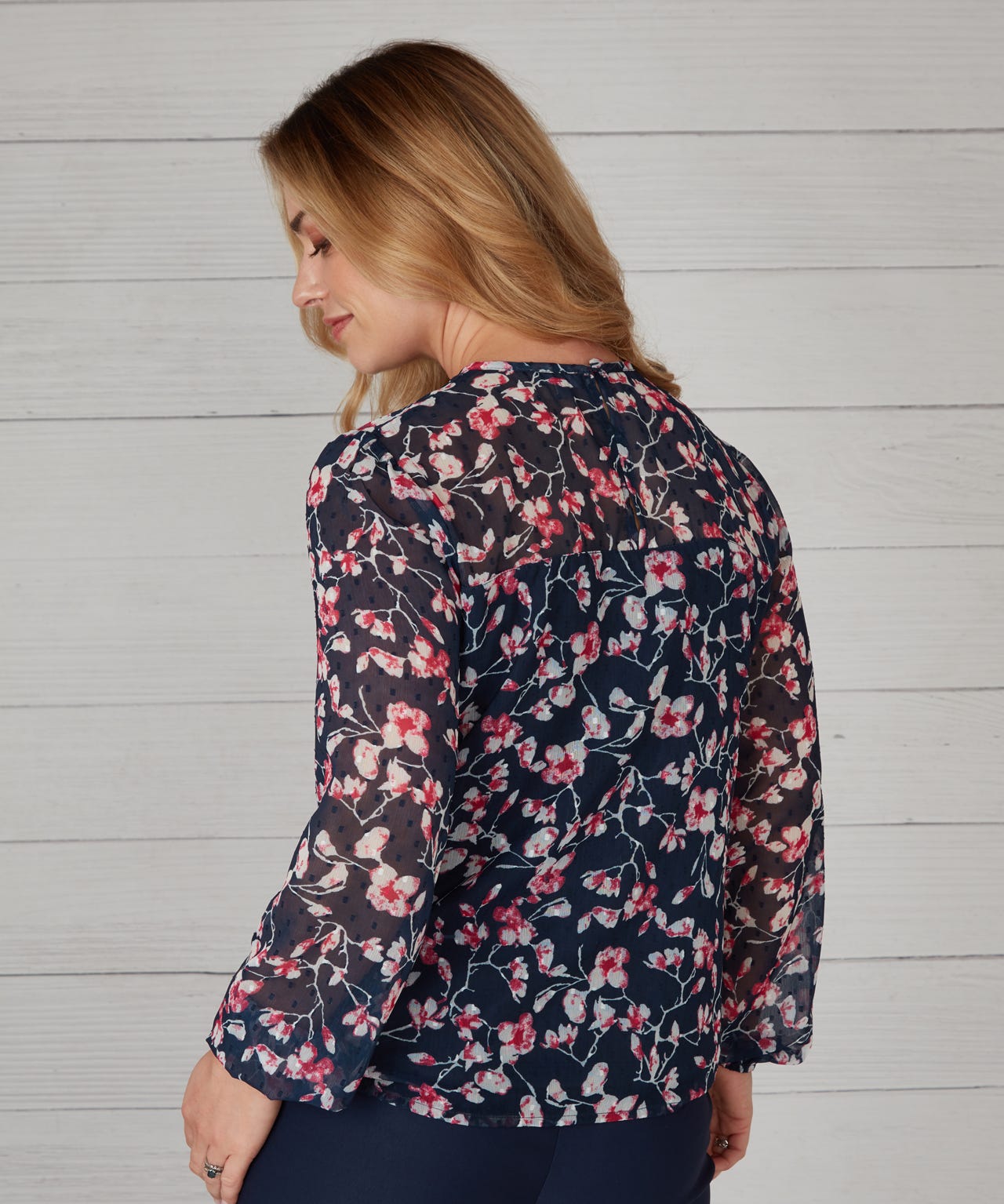 First Avenue Printed Blouse