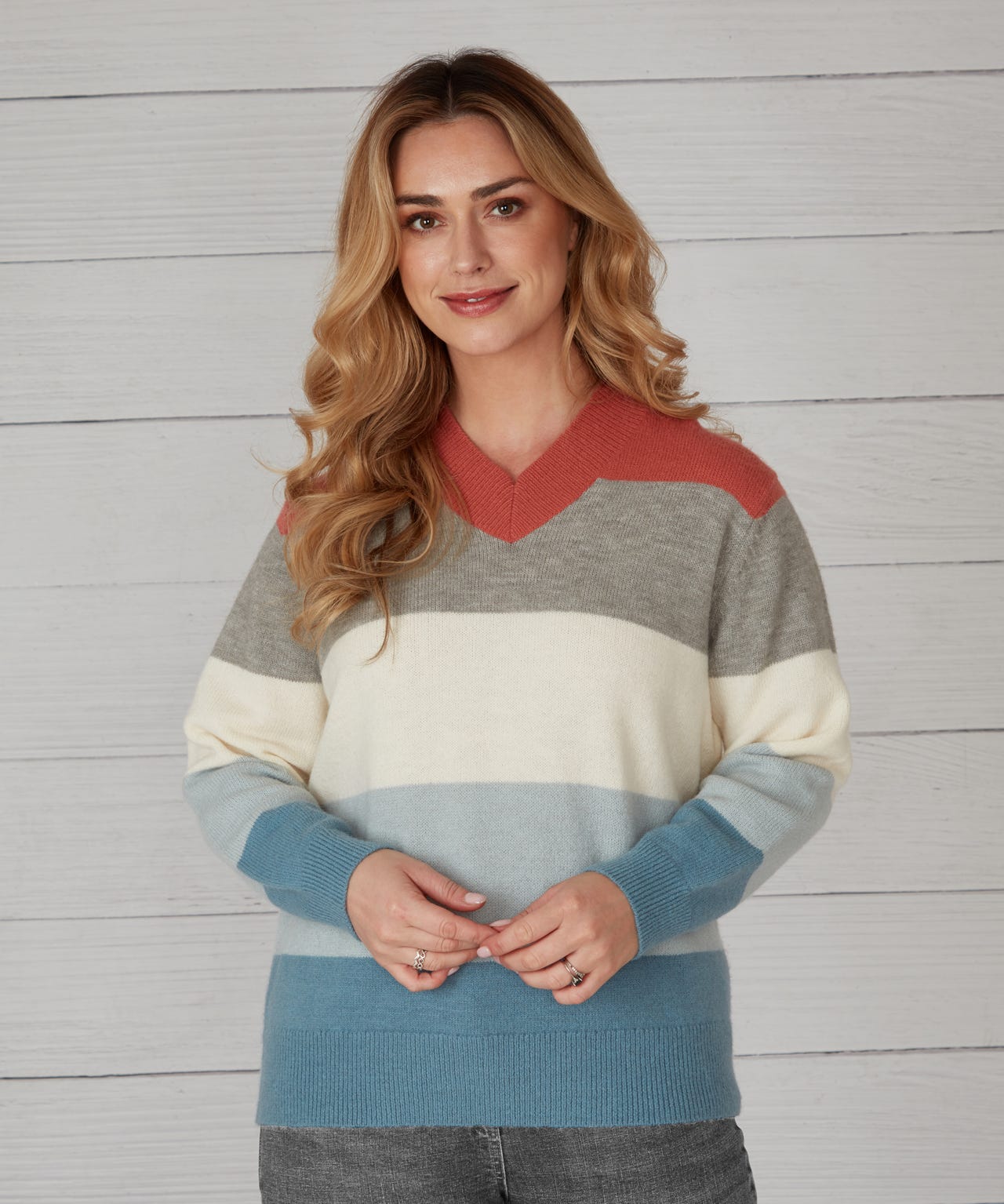 First Avenue Stripe Jumper
