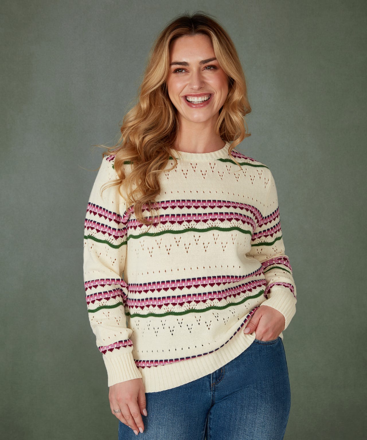 First Avenue Stripe Jumper 