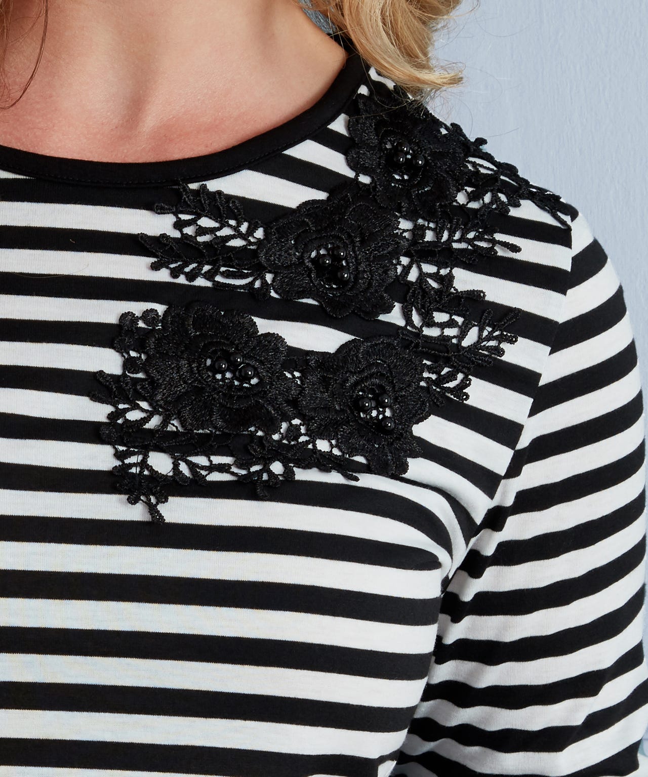 First Avenue Lace Detail Top 