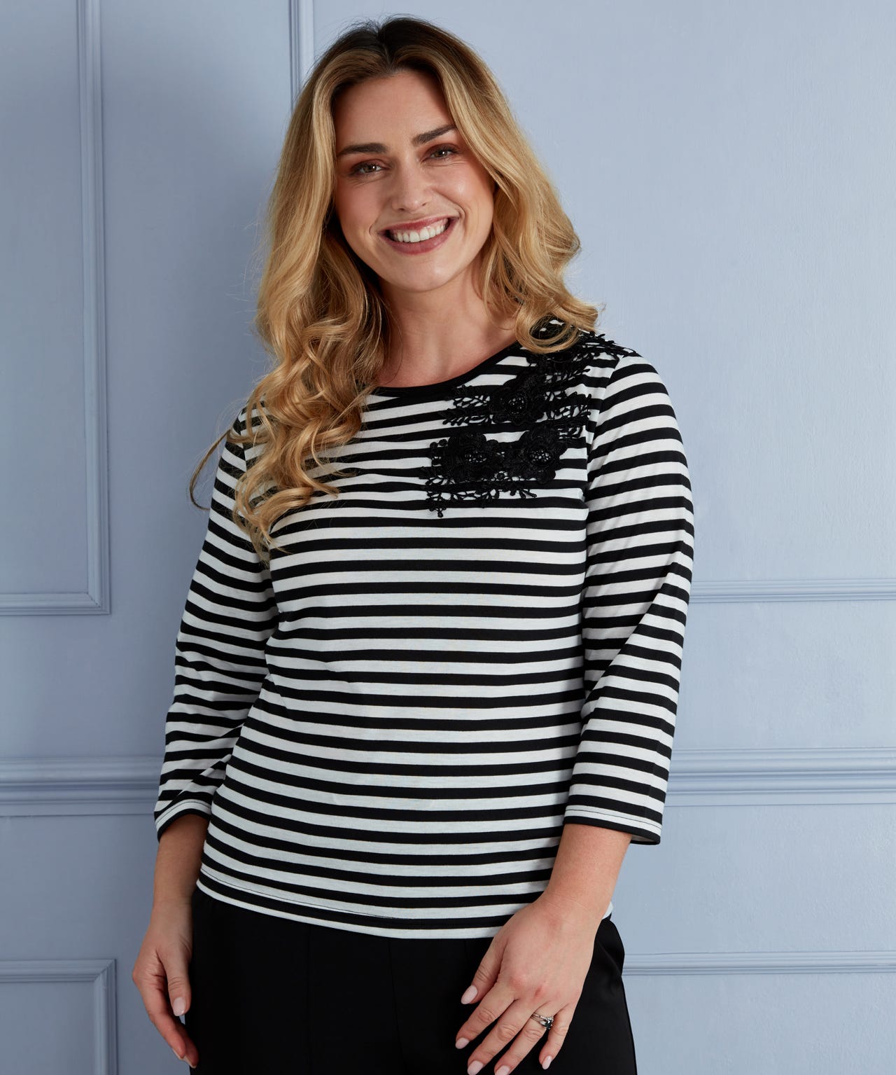 First Avenue Lace Detail Top 