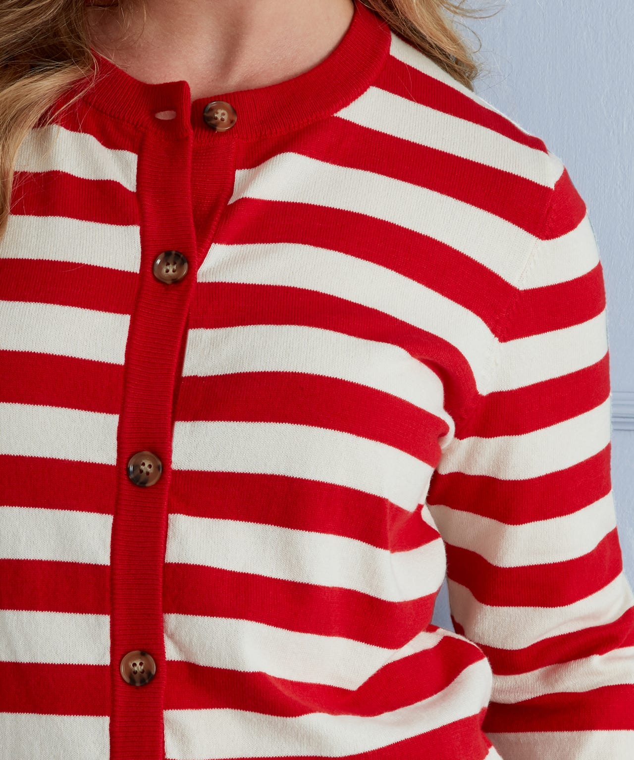 First Avenue Stripe Cardigan 