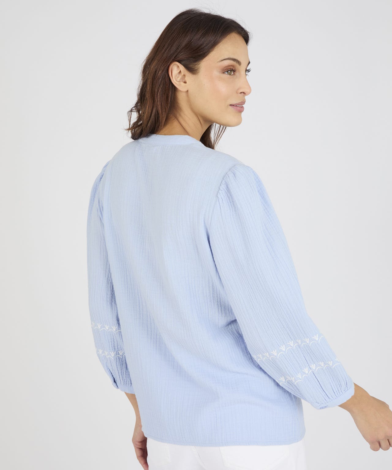 Embroidered Tunic Blouse 