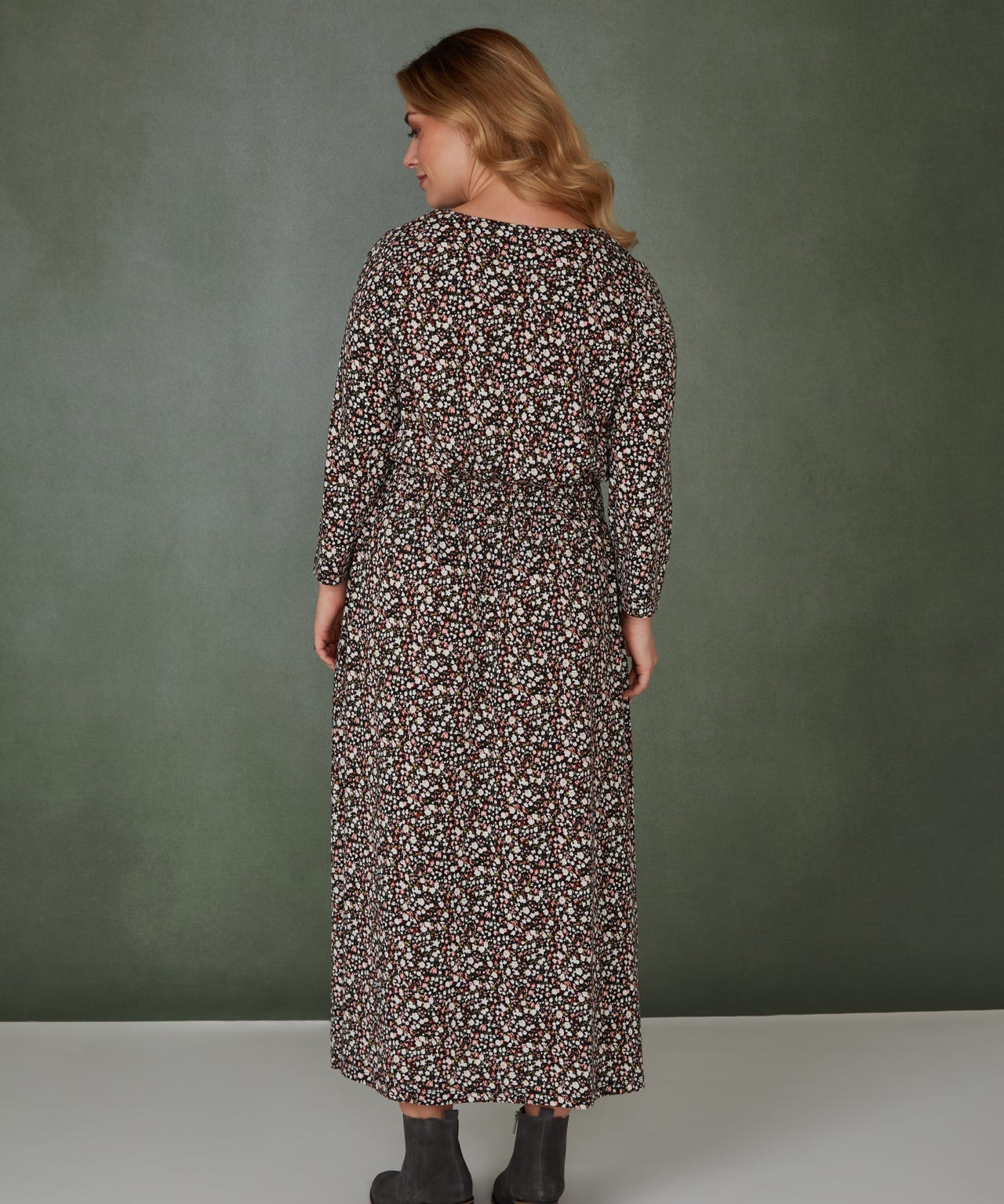 First Avenue Printed Midi Dress