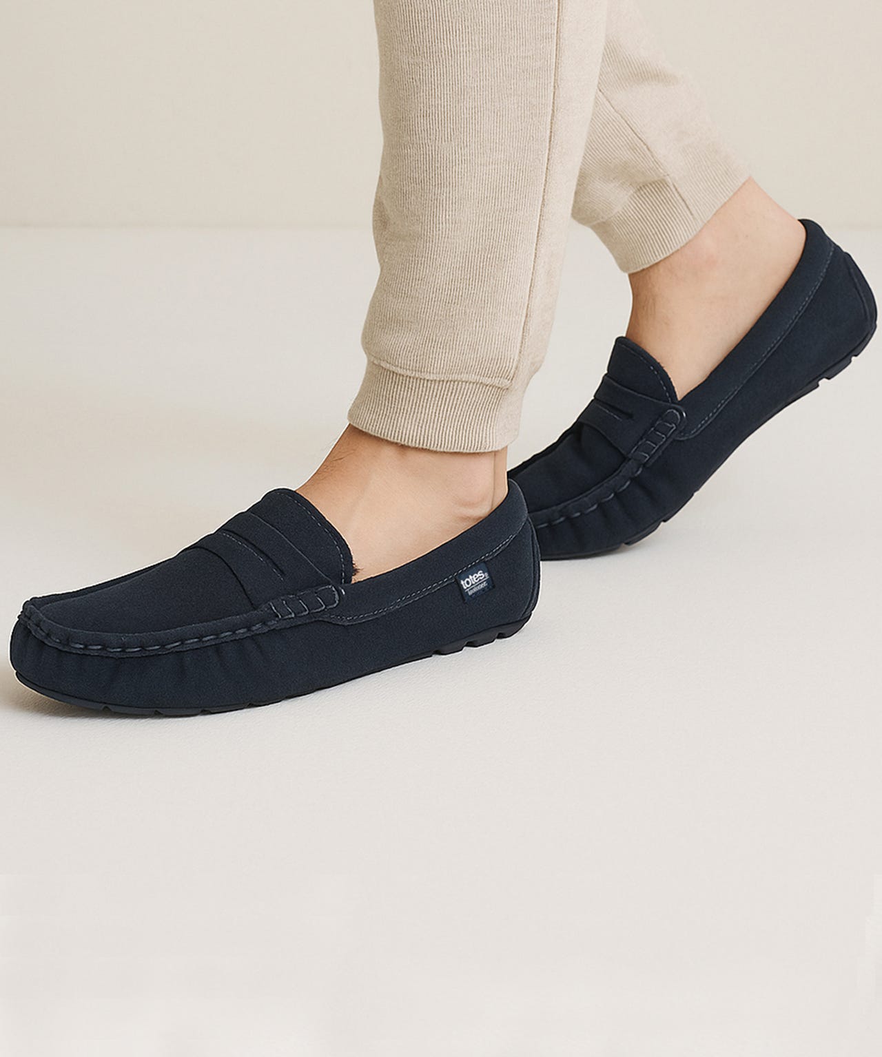 Totes Isotoner® Mens Suede Moccasin