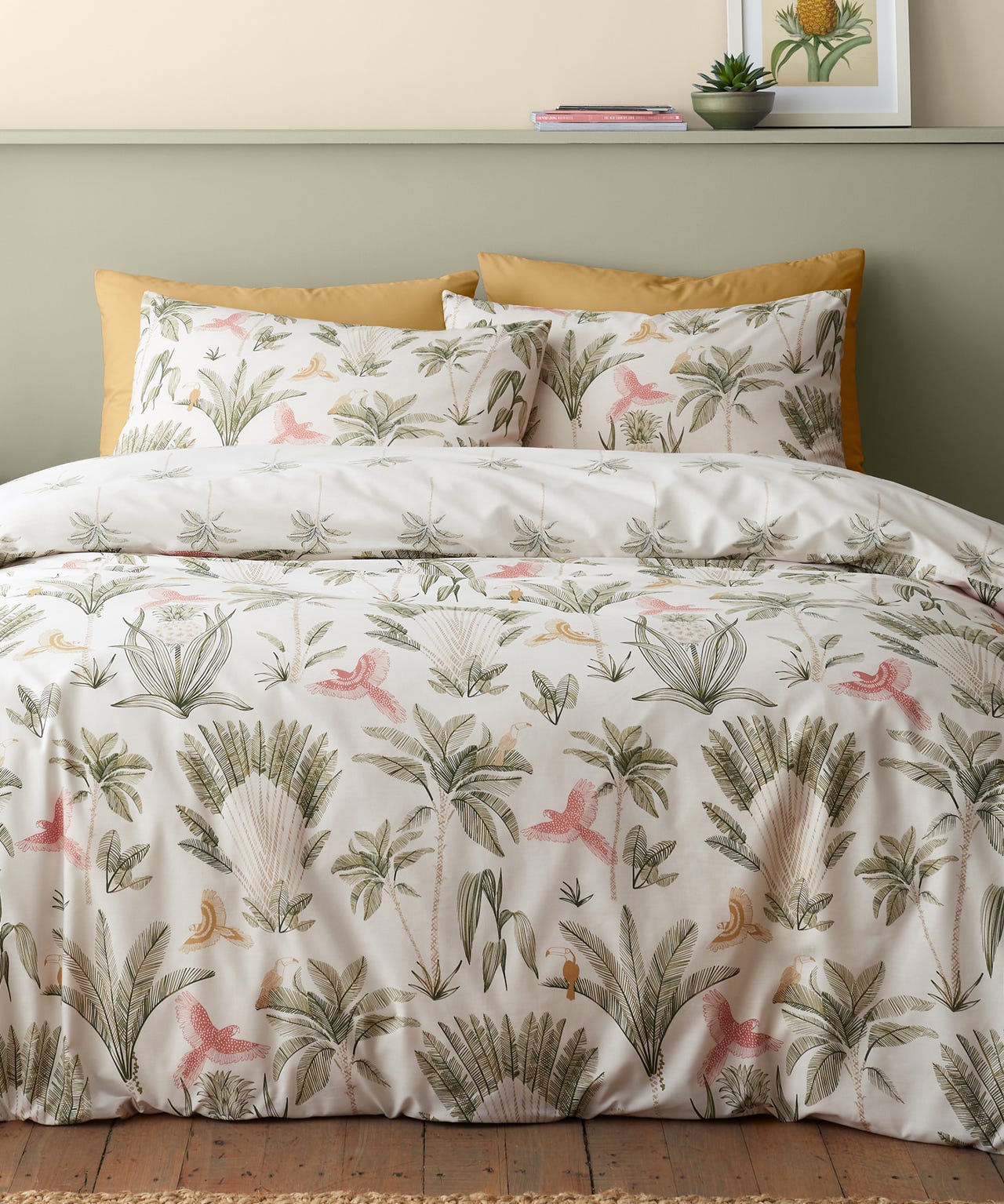 Catherine Lansfield Paradiso Palm Duvet Set 