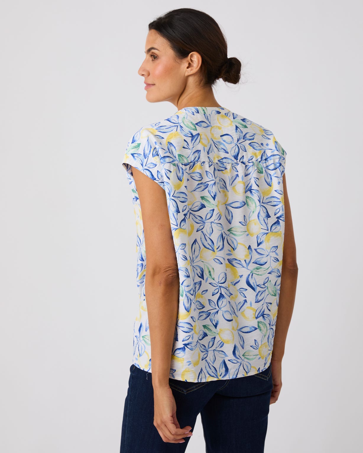 Climatyl Lemon Print Blouse 