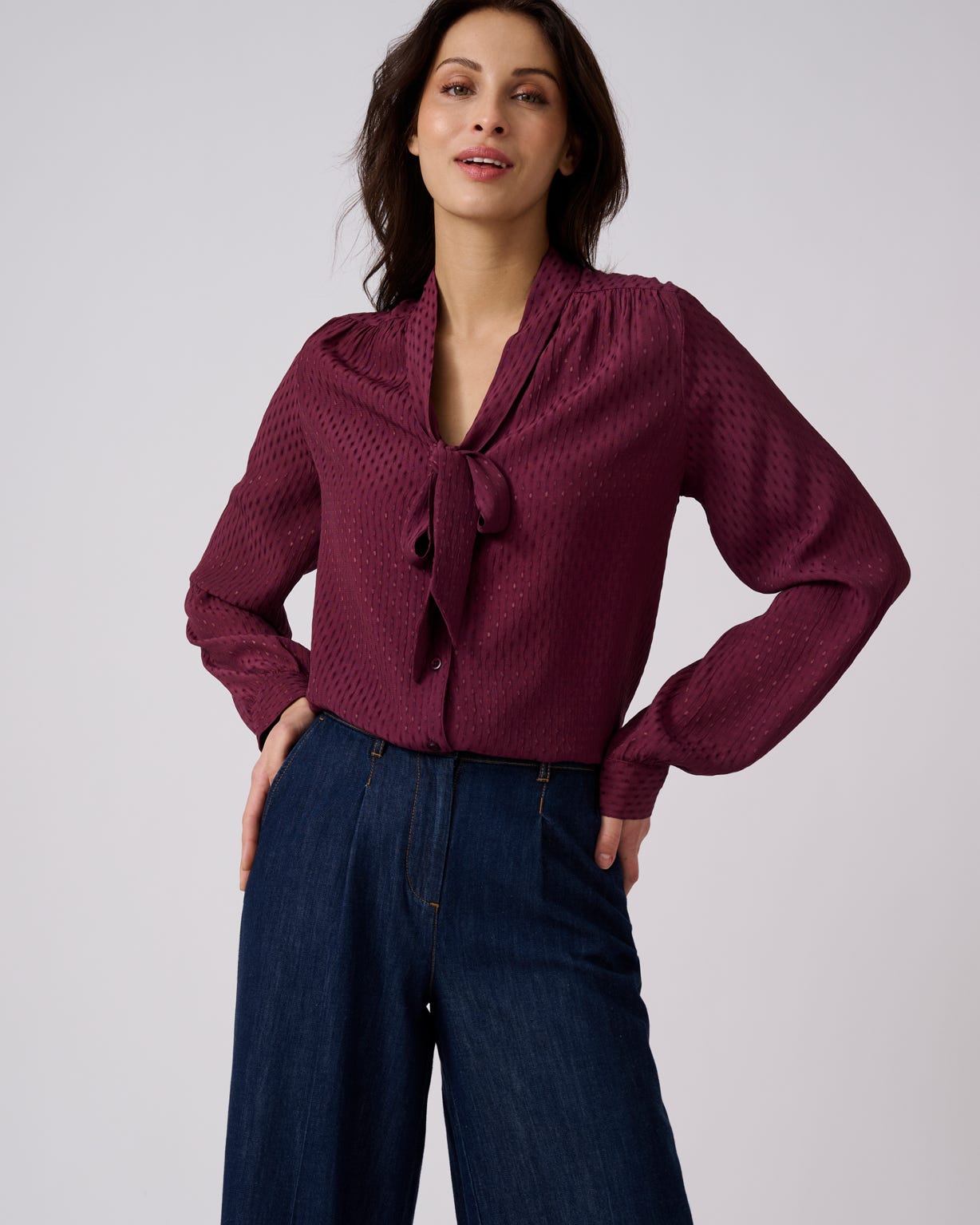Tie Neck Blouse 