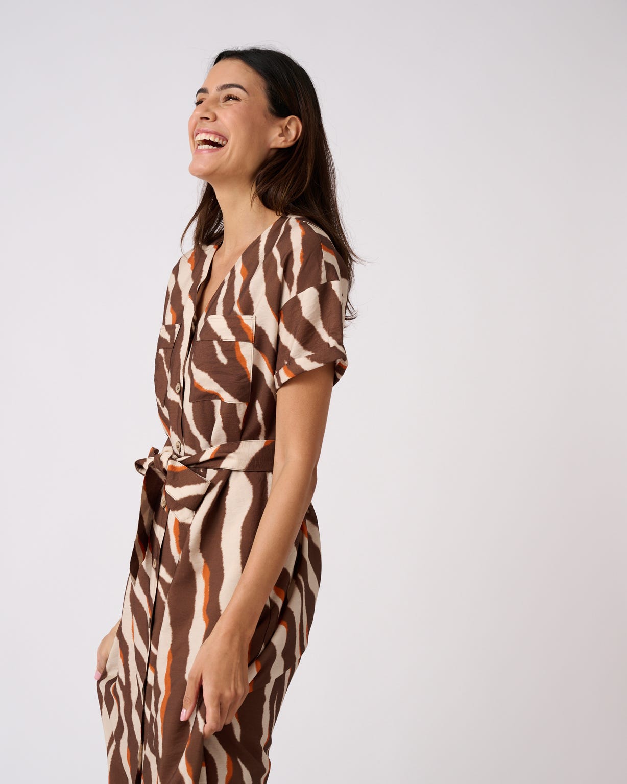 Climatyl Zebra Printed Dress 