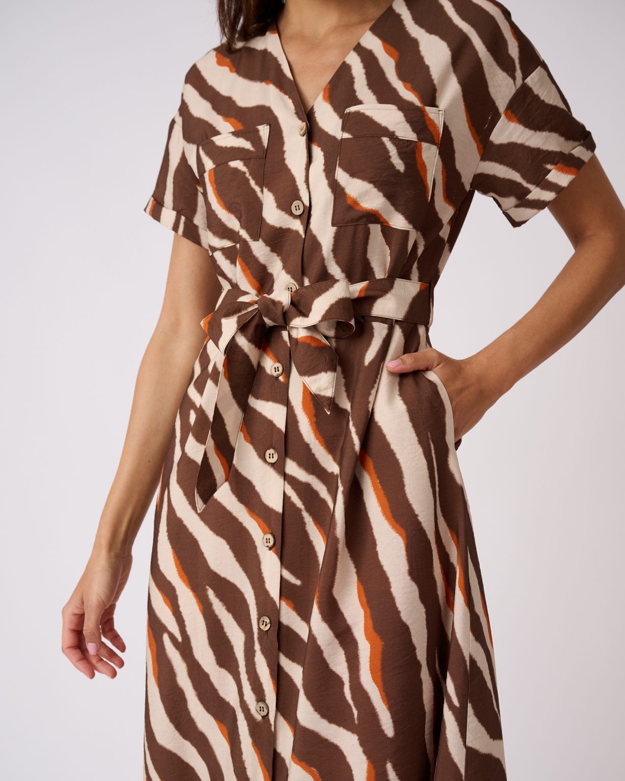 Climatyl Zebra Printed Dress 