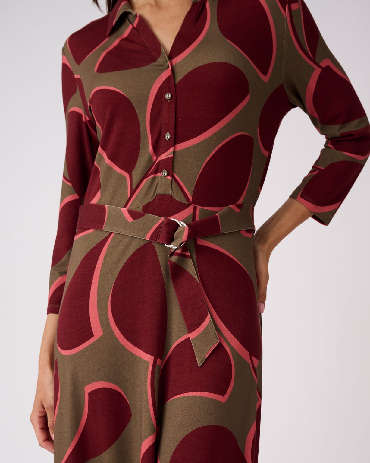 Printed Jersey Dress 
