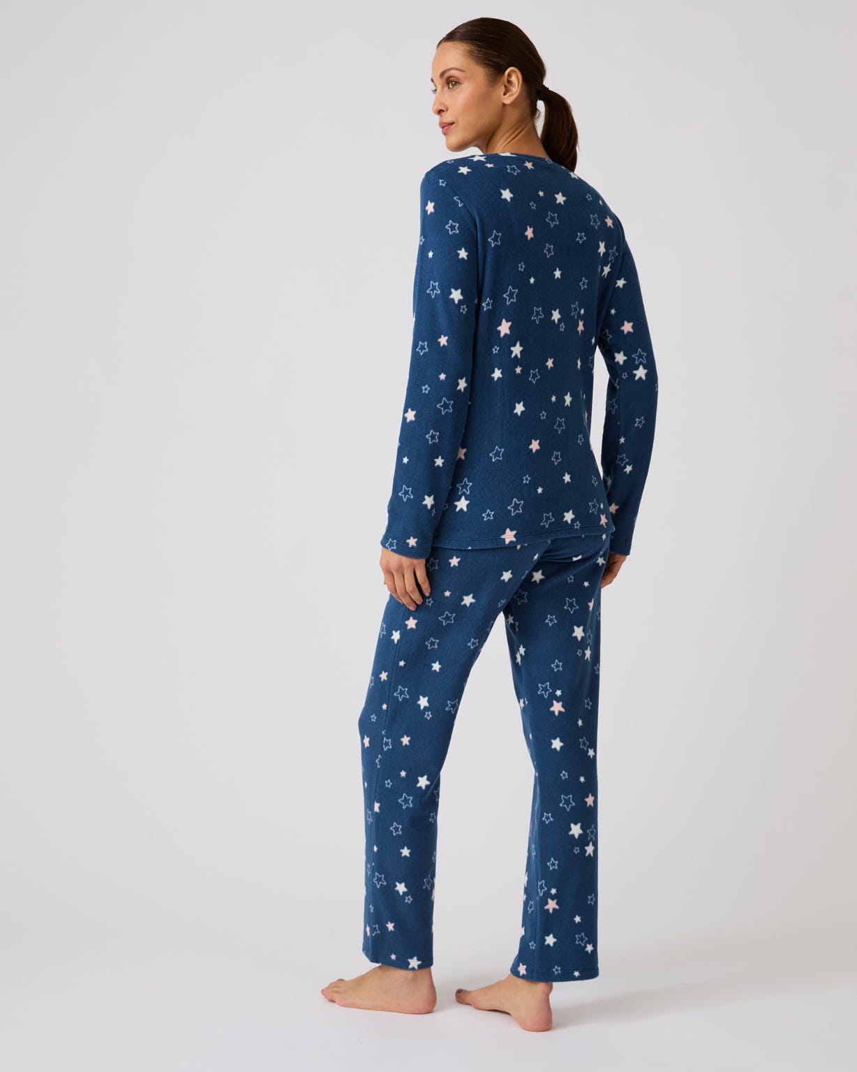 Thermolactyl Fleece Star Print Pyjamas 