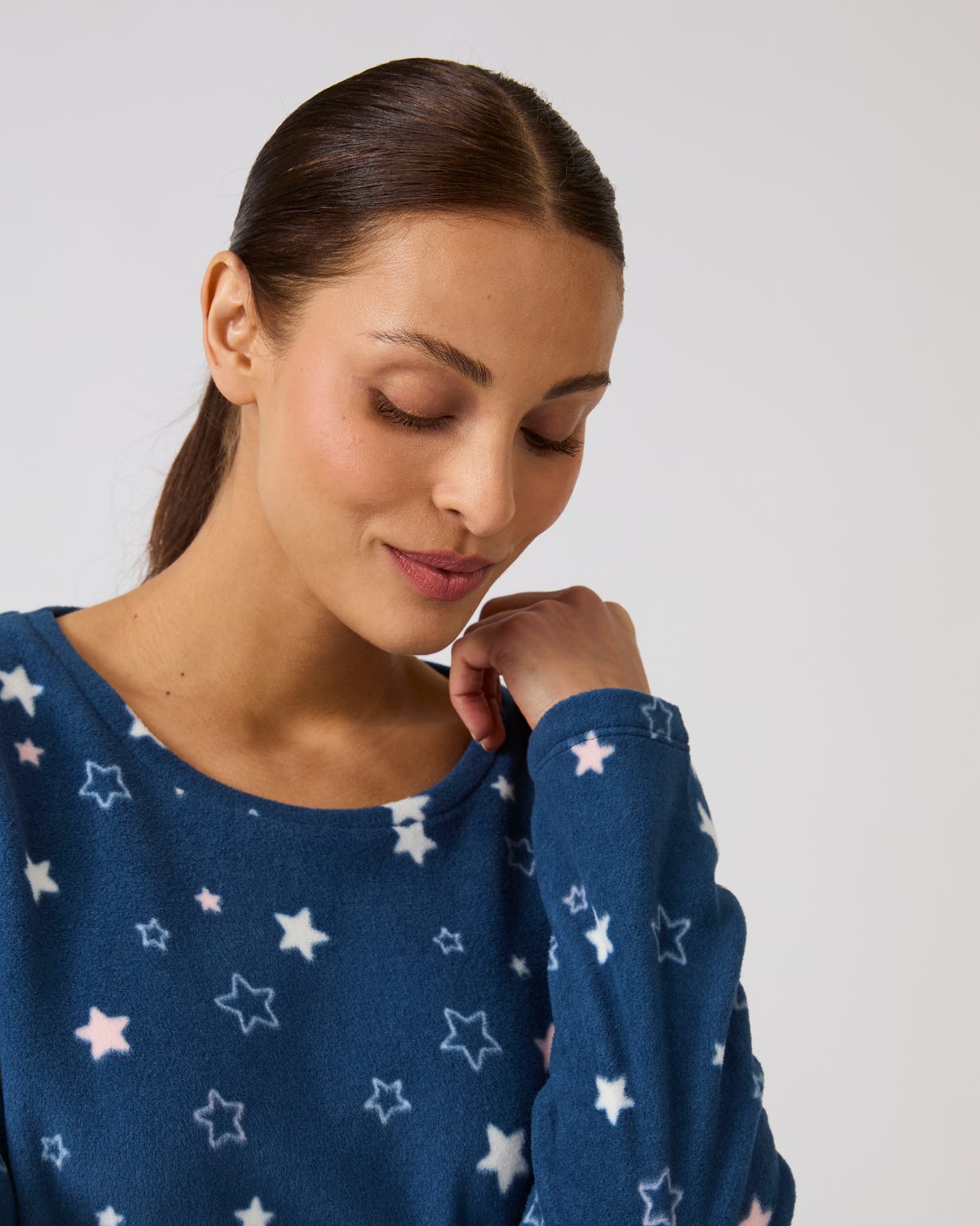 Thermolactyl Fleece Star Print Pyjamas 