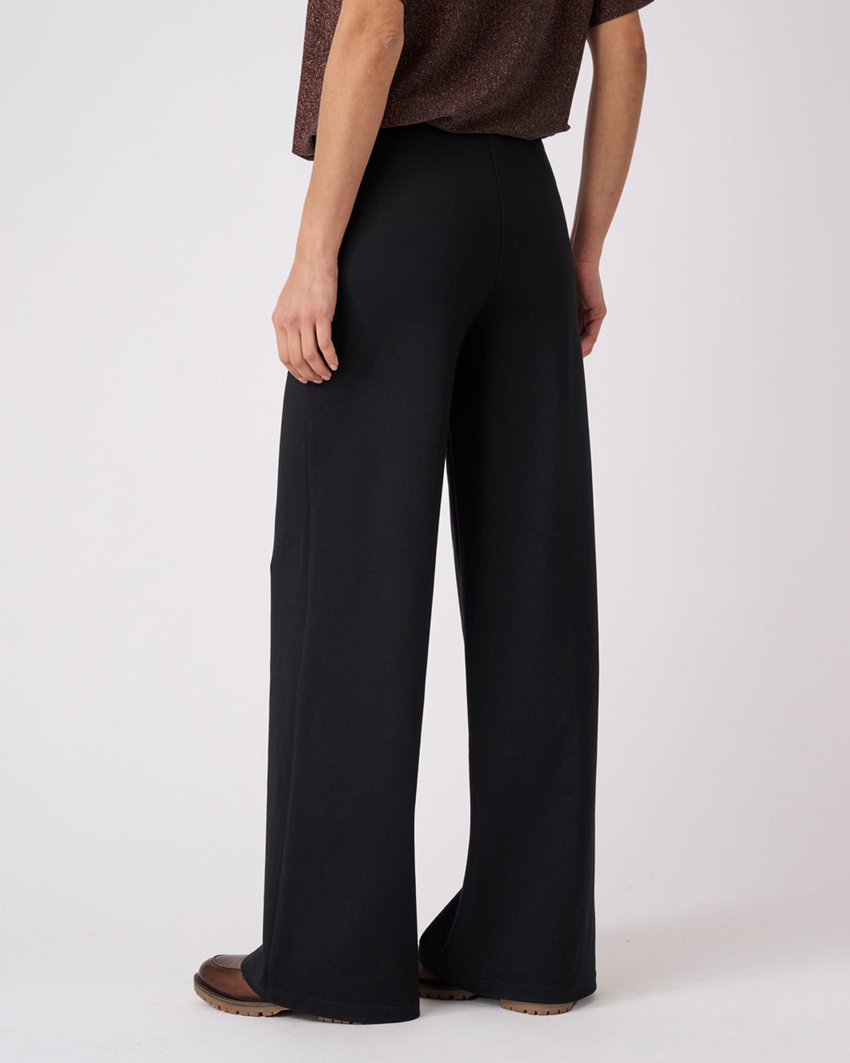 Perfect Fit Wide-leg Milano Trousers 