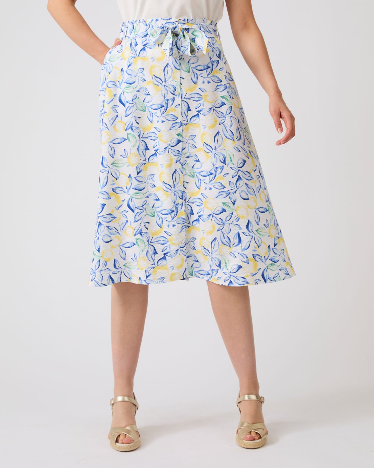 Climatyl Lemon Print Skirt 