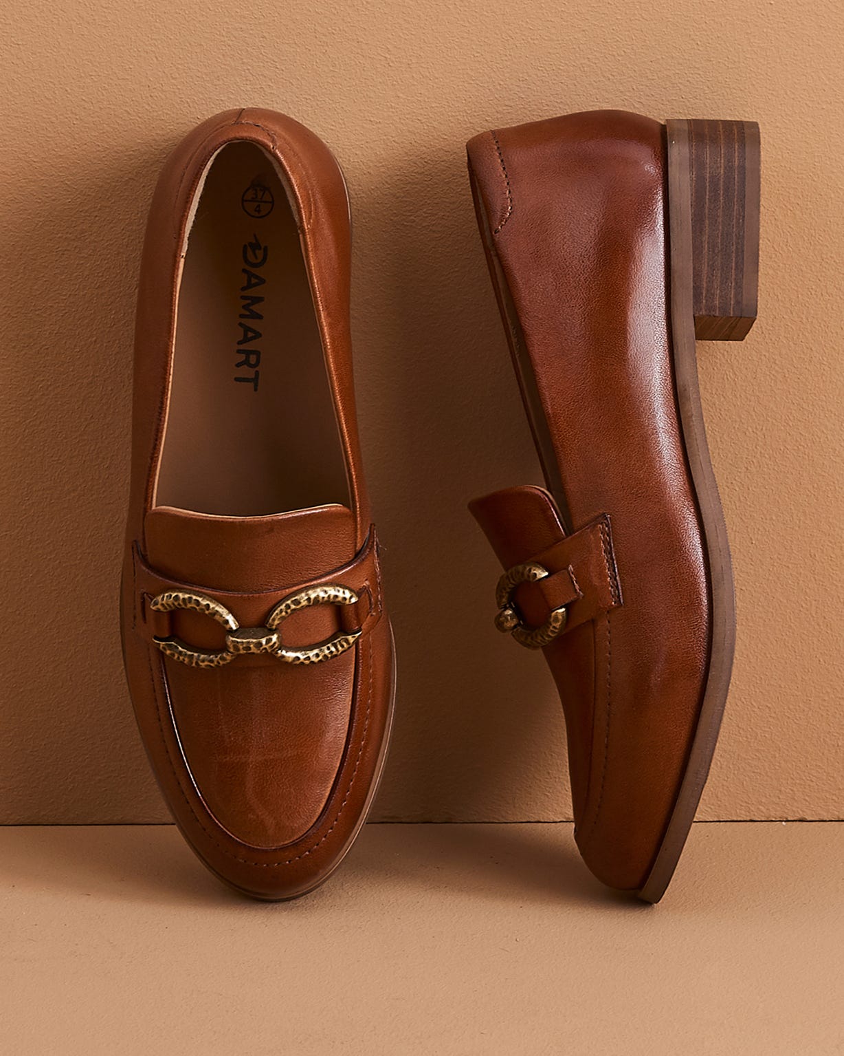 Buckle Detail Loafers 
