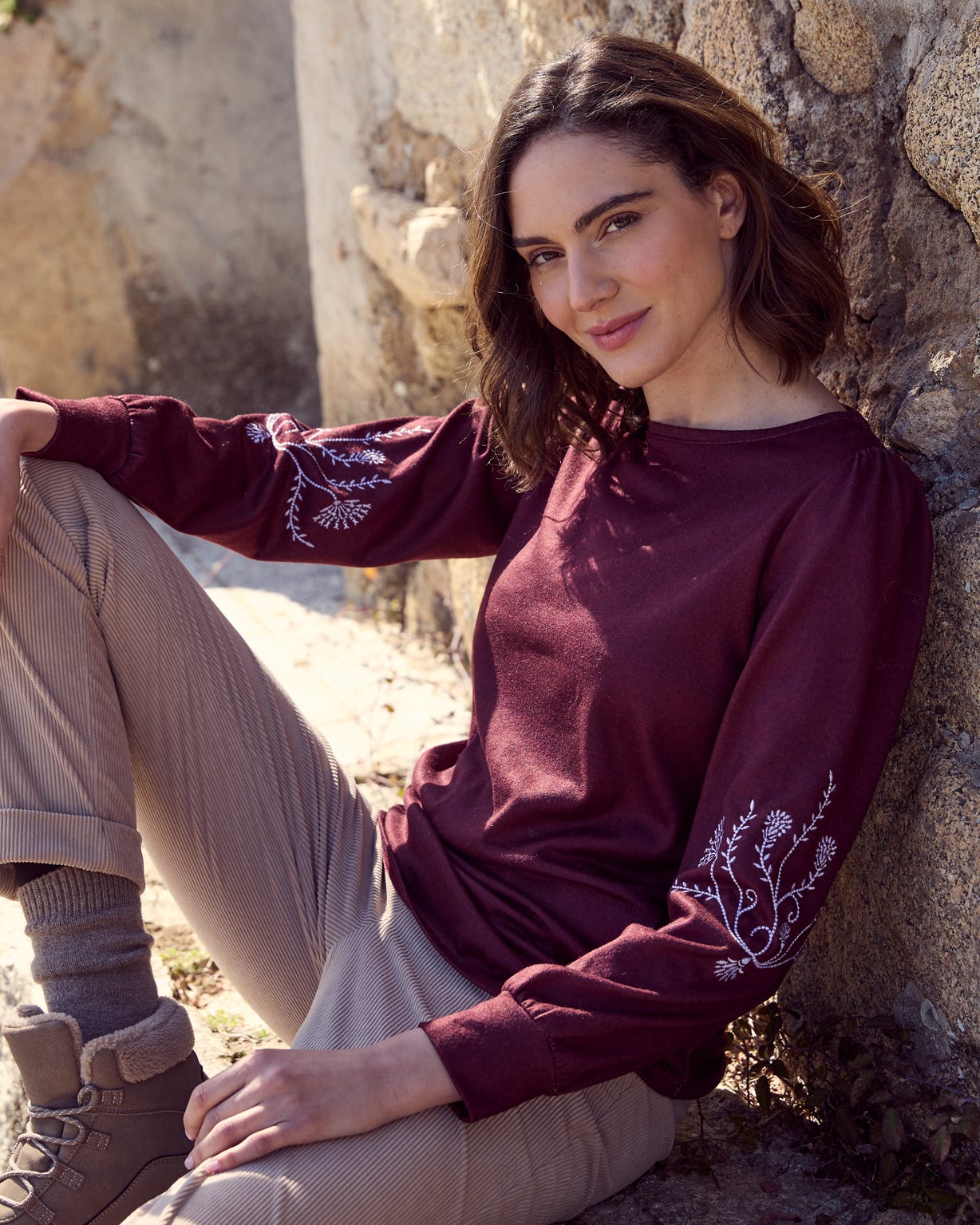 Thermolactyl Embroidered T-shirt 
