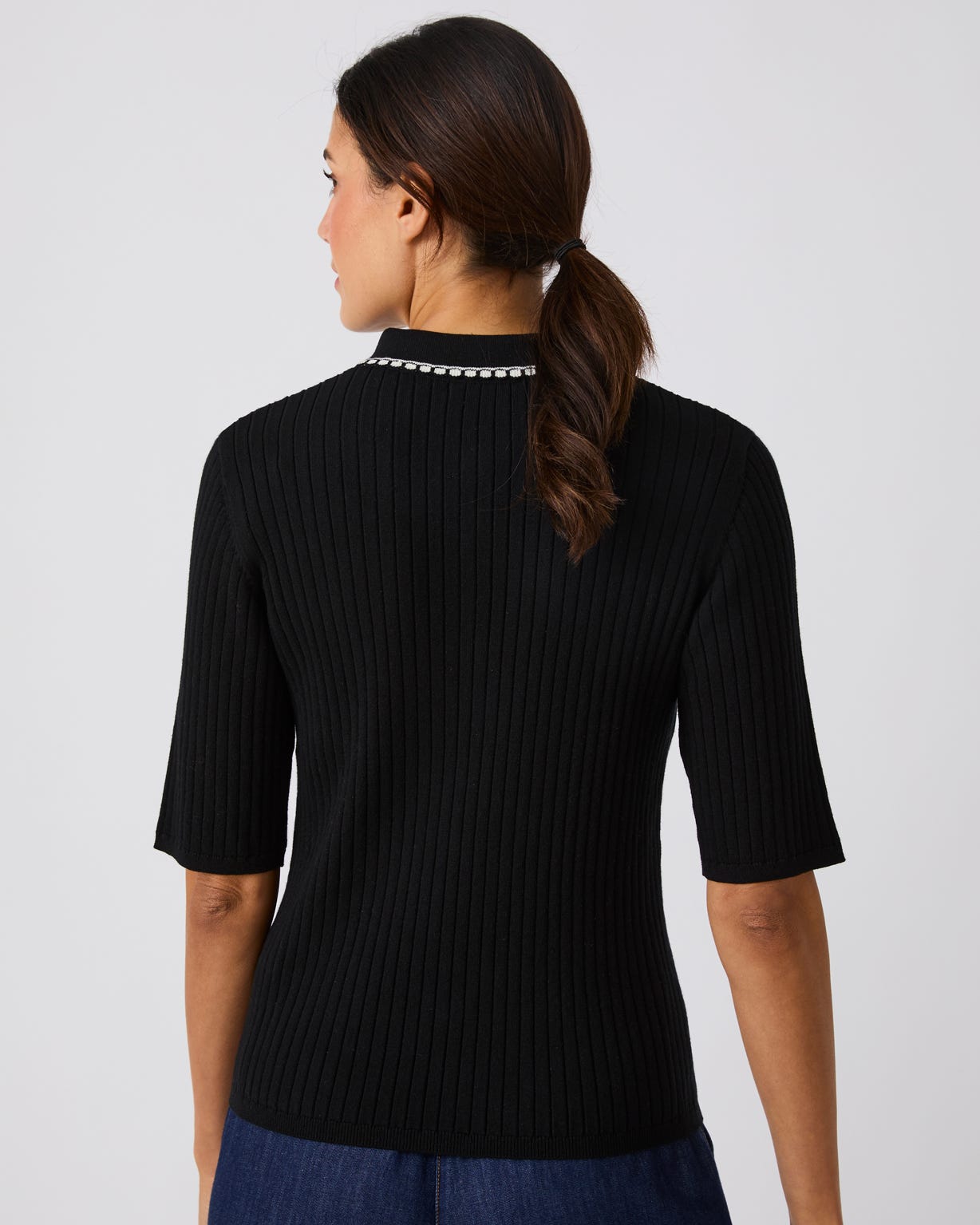 Rib Polo Jumper 
