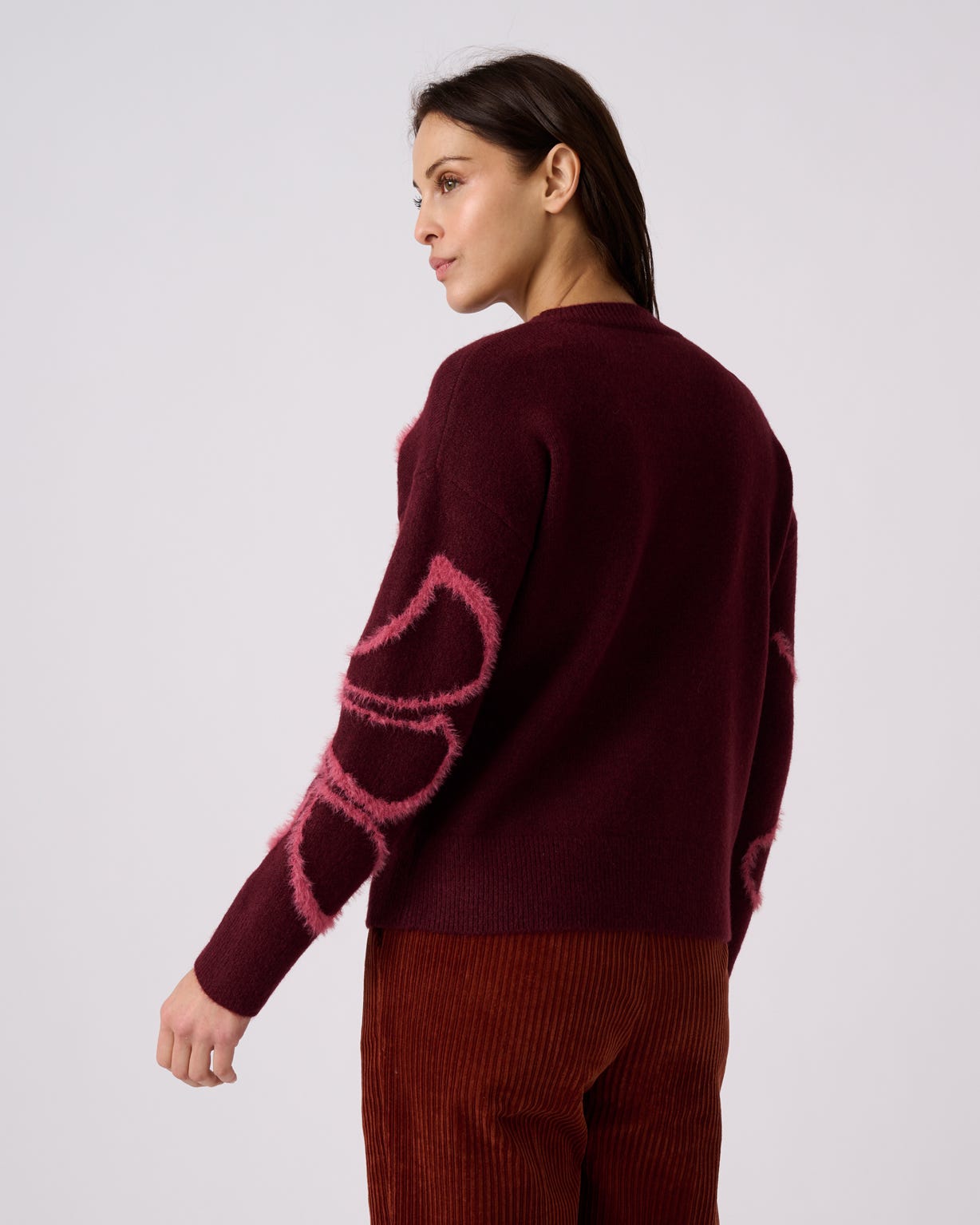 Intarsia Flower Jumper 